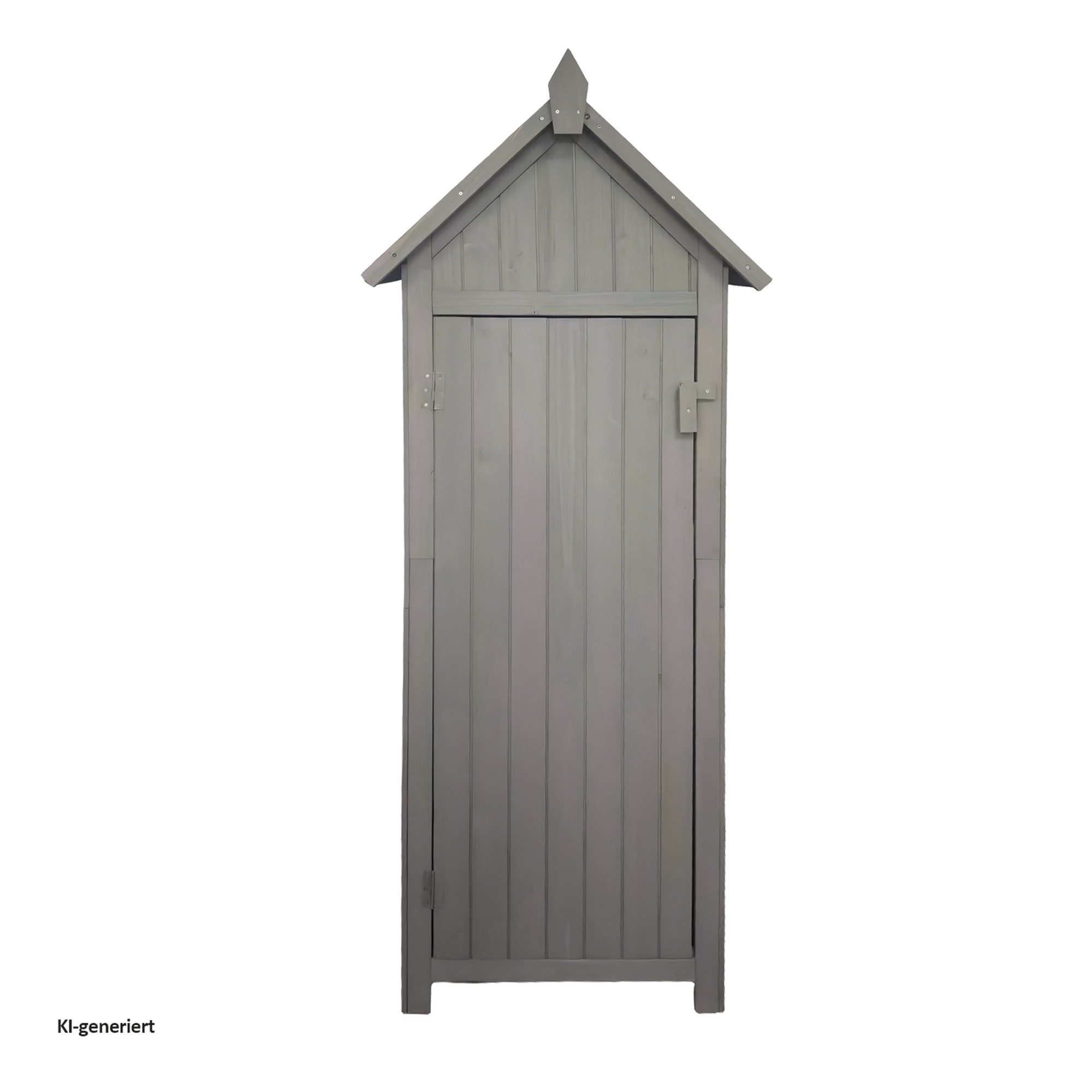 HTI-Living Garten-Geräteschrank Gartengeräteschrank aus Holz Grau, (Stück, 1 St., 1 Gerätschrank) – Bild 3 von 3