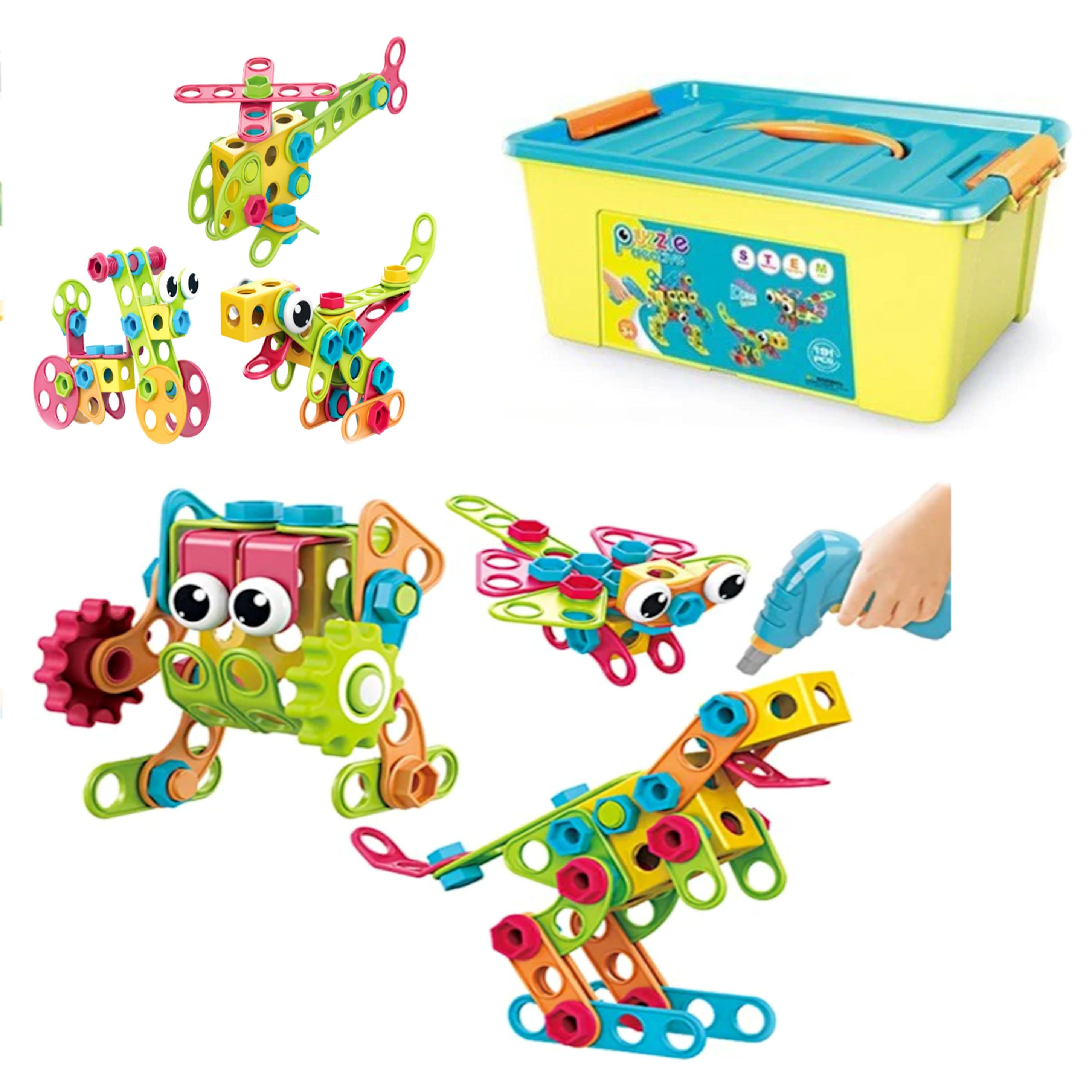 COIL Schraubblöcke, Bausteine, Anschluss Blocksatz, Spielbausteine, (191 St günstig online kaufen