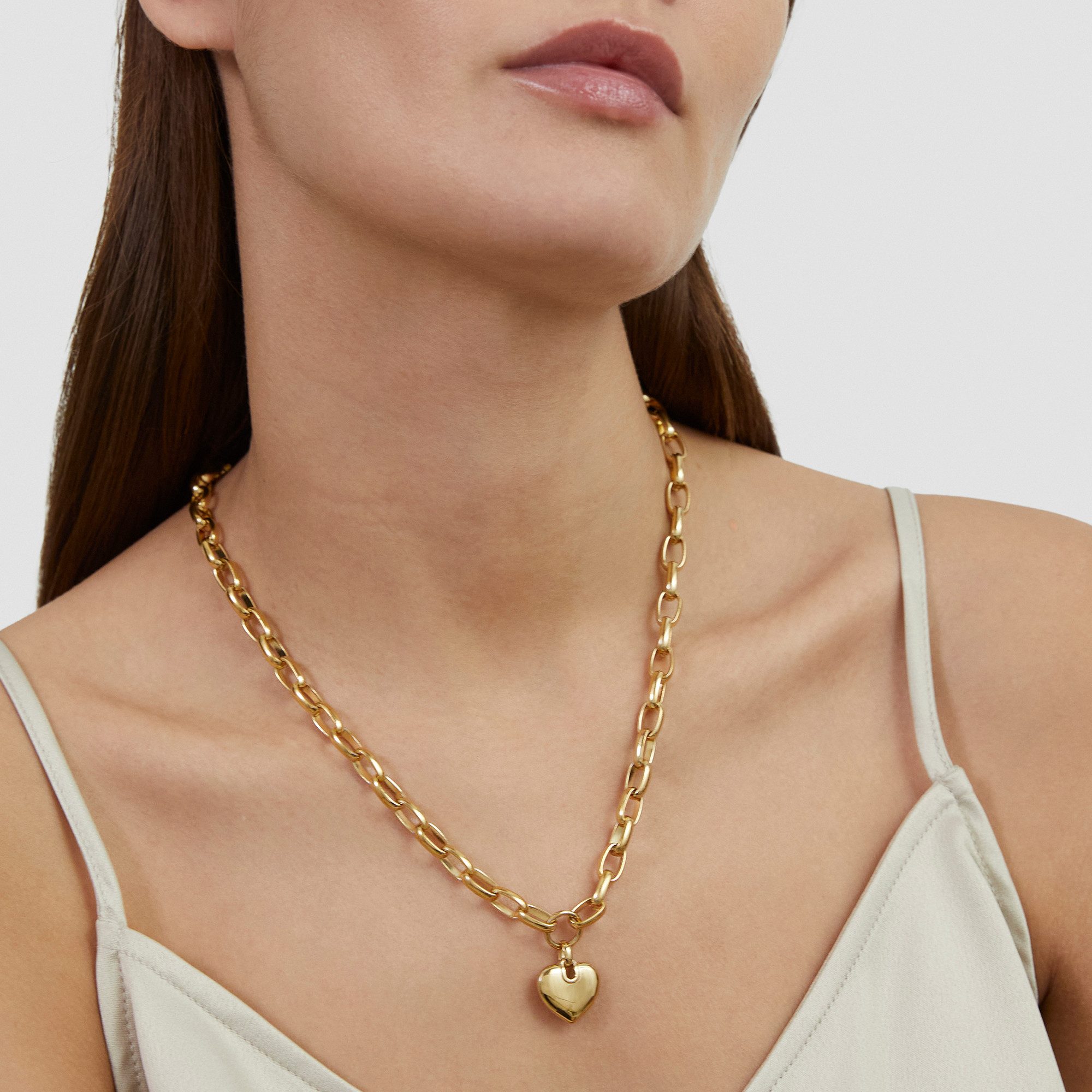 s.Oliver Kette mit Anhänger Chunky Heart, Herz