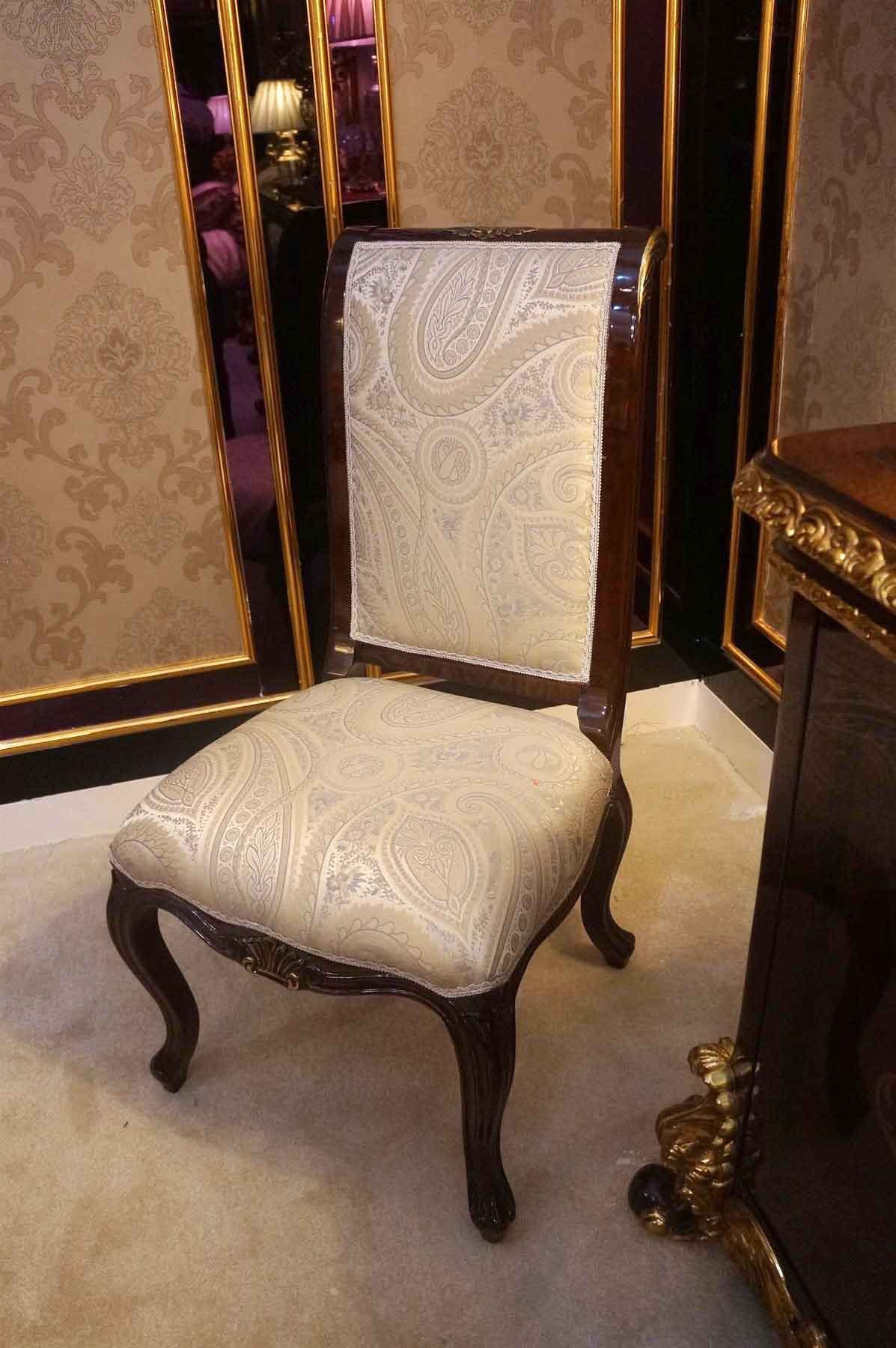 Esszimmer Holz Barock Sitzer Stuhl Klasse Rokoko Sessel 1 Stuhl, E63 JVmoebel Luxus
