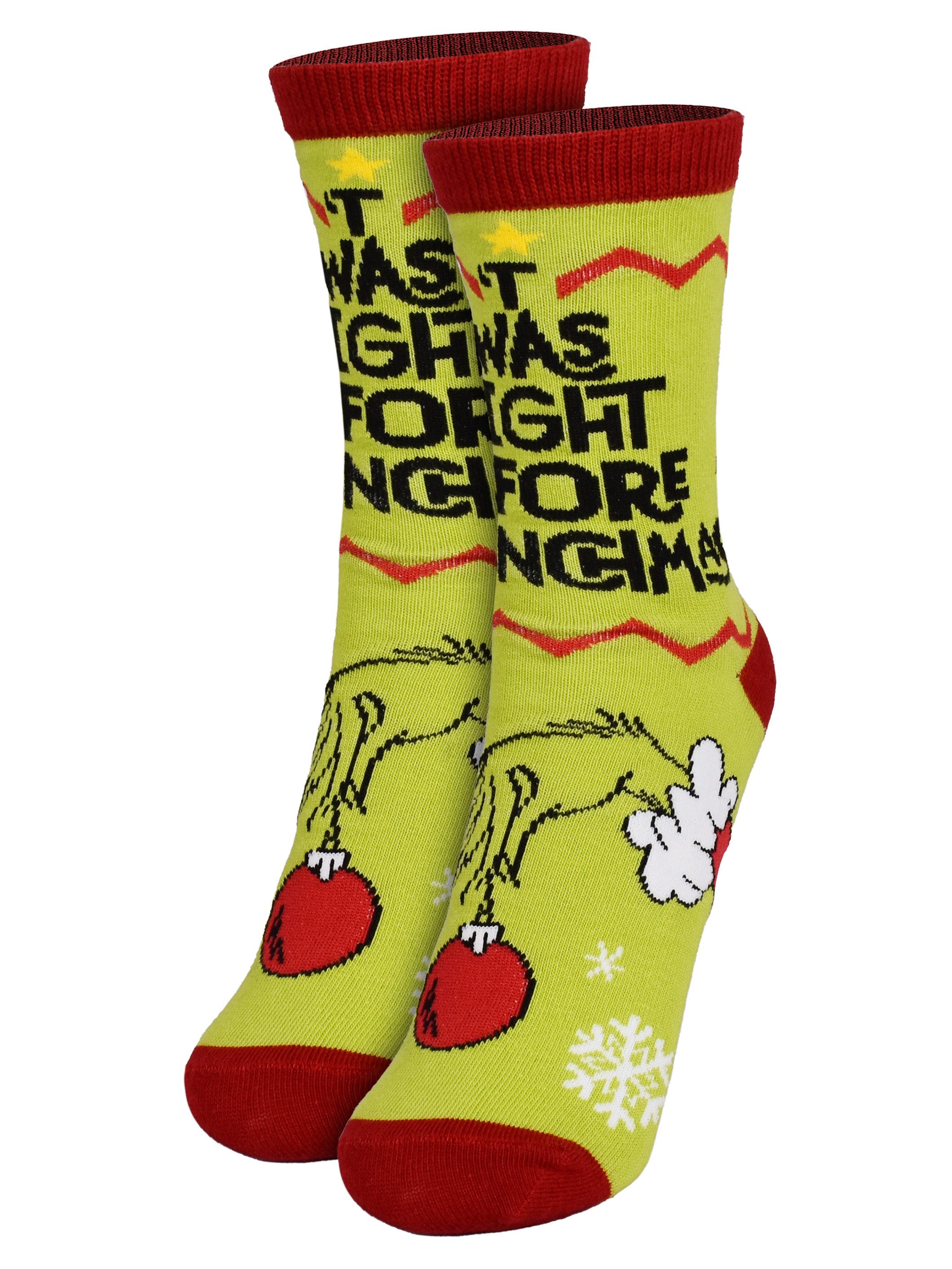 United Labels® Socken The Grinch - 'T was the Nicht before Grinchmas