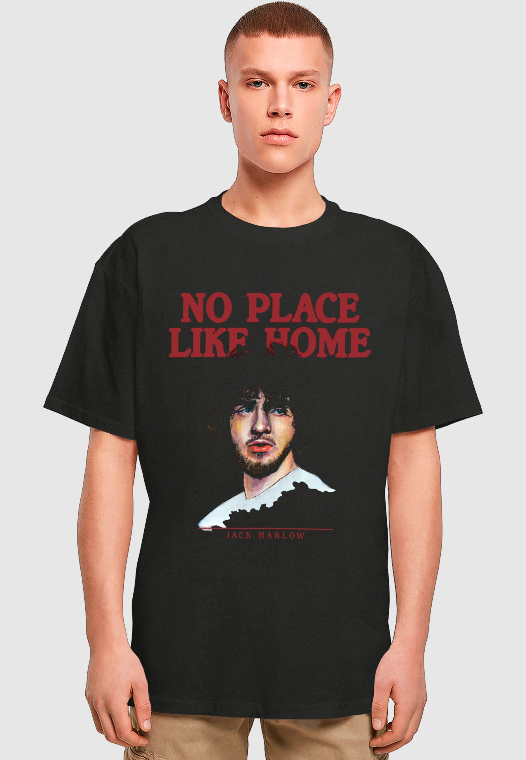 Merchcode T-Shirt Merchcode Herren Jack Harlow no place like Home Tee (1-tlg)