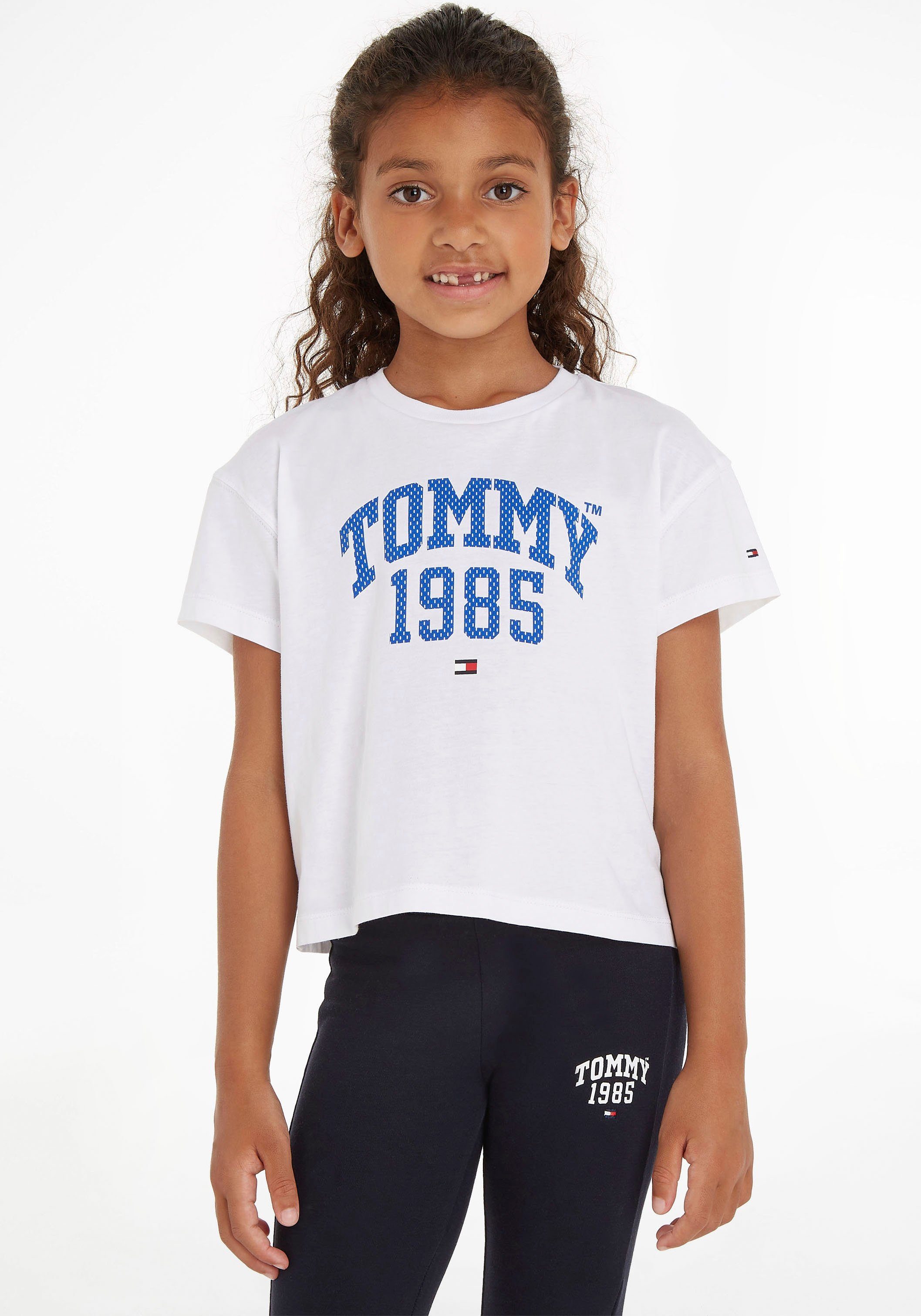 TEE S/S TOMMY VARSITY Tommy mit Print Hilfiger T-Shirt