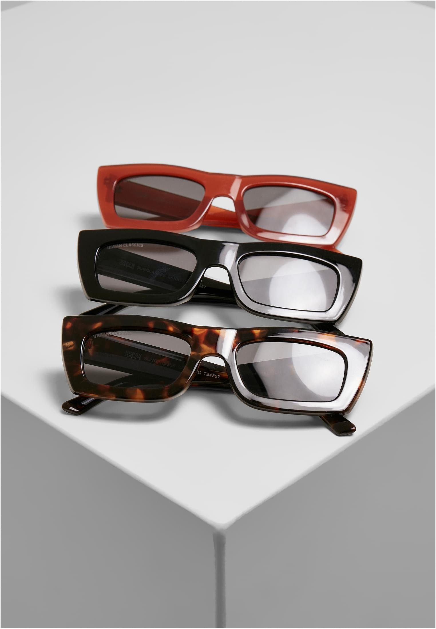 URBAN CLASSICS 3-Pack Sunglasses Sanremo Accessoires Sonnenbrille