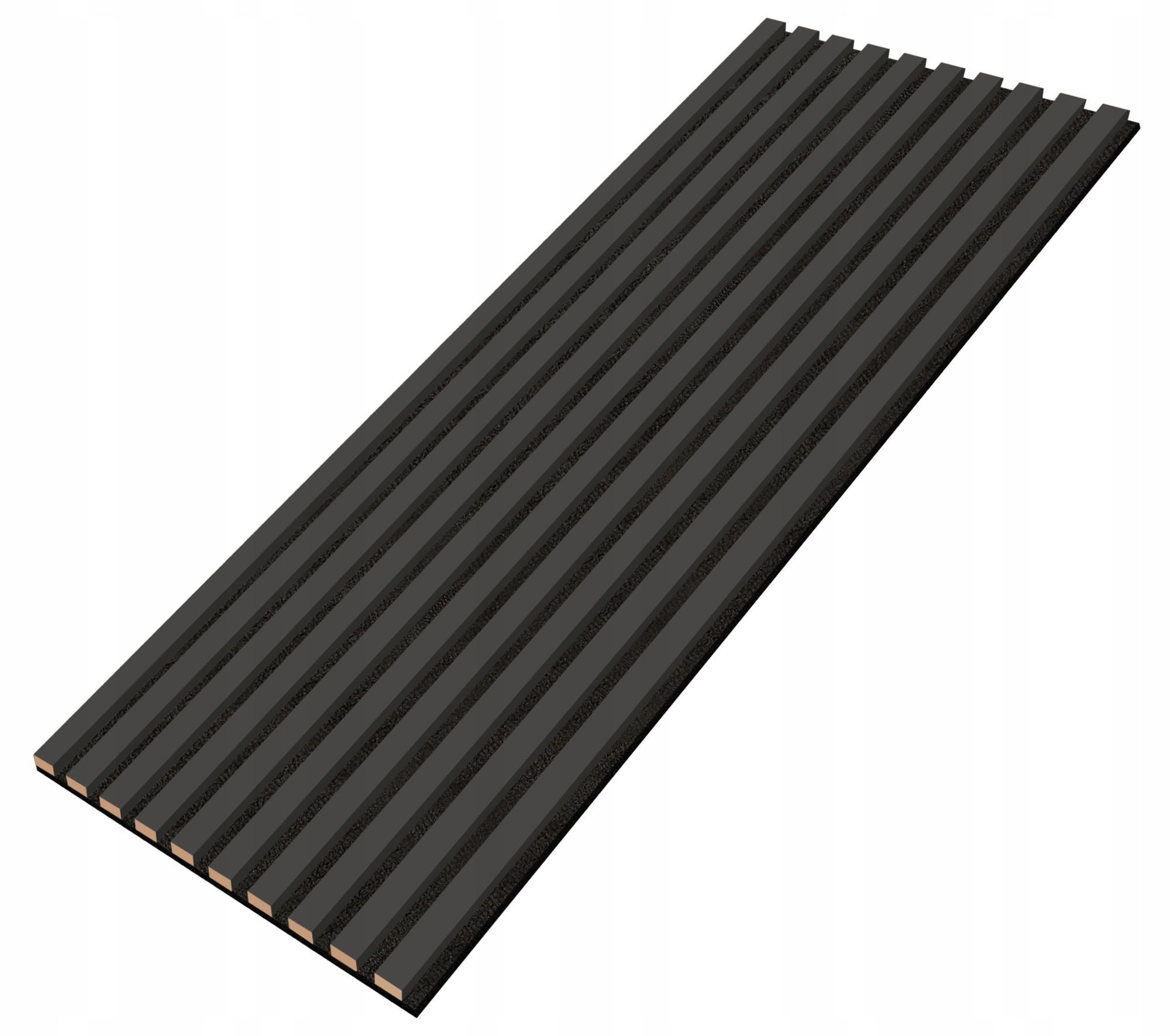 Wandpaneel Lamellen Slim Mini Wandpaneele Clamaro 2750x460x18mm