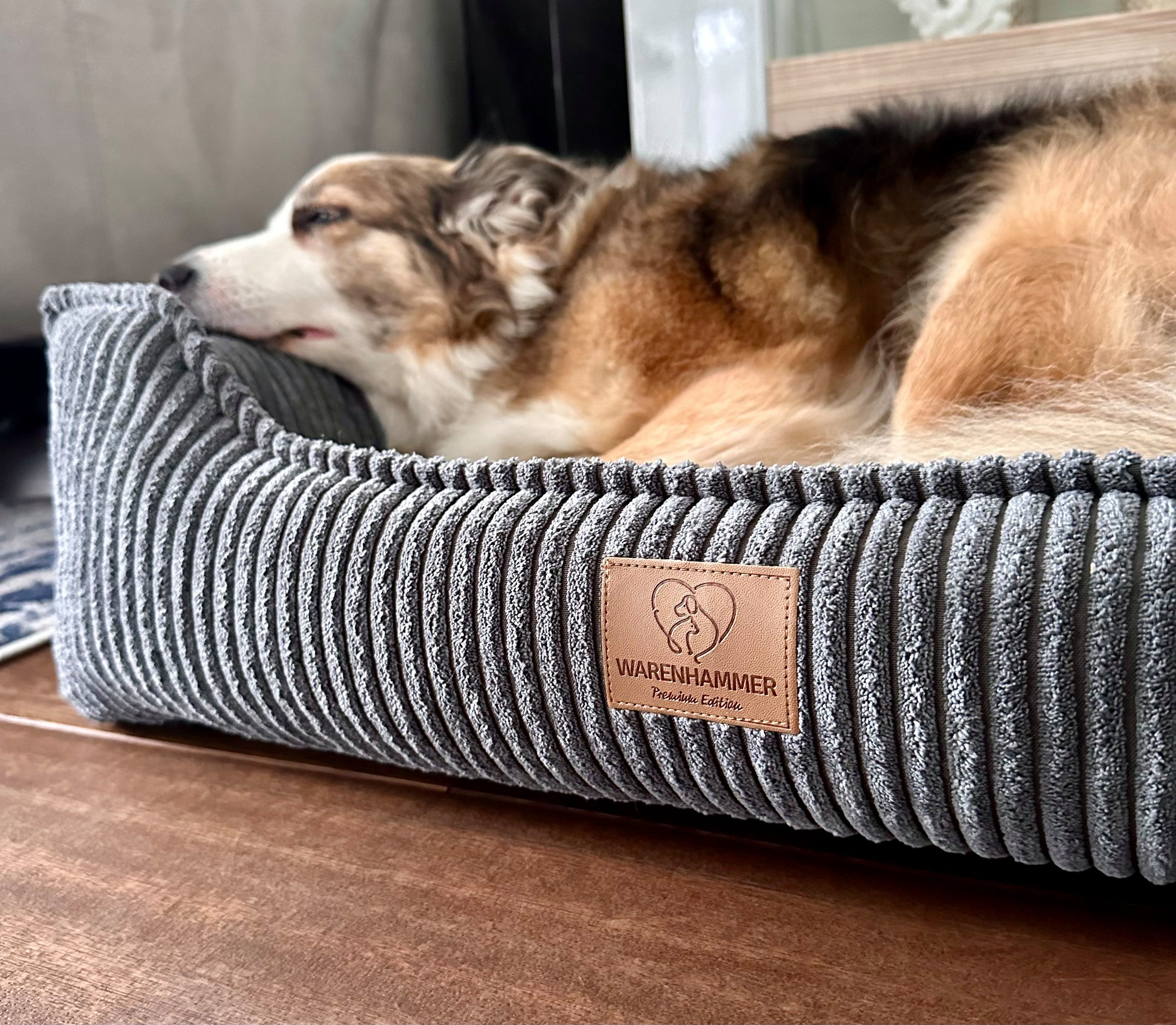 Warenhammer Tierbett Orthopädisches Premium Hundebett, flauschig günstig online kaufen