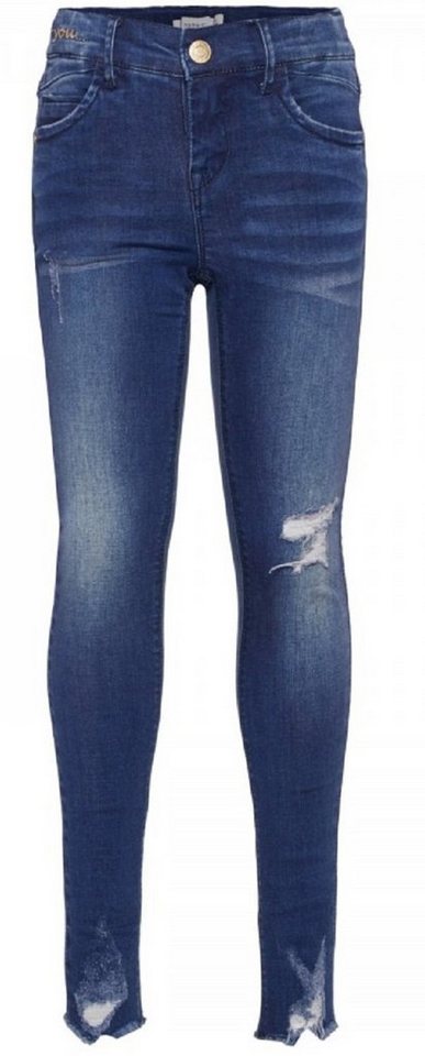 Name It Skinny-fit-Jeans Mädchen NKFPOLLY DNMTORI 3079 PANT NOOS Middle Waist