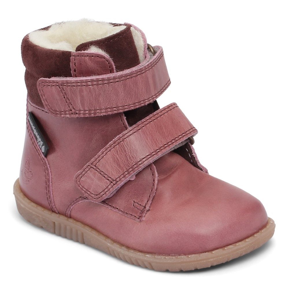 bundgaard Rabbit Klett Leder Stiefel Boot gefüttert dark rosa-EUR 26 Stiefel
