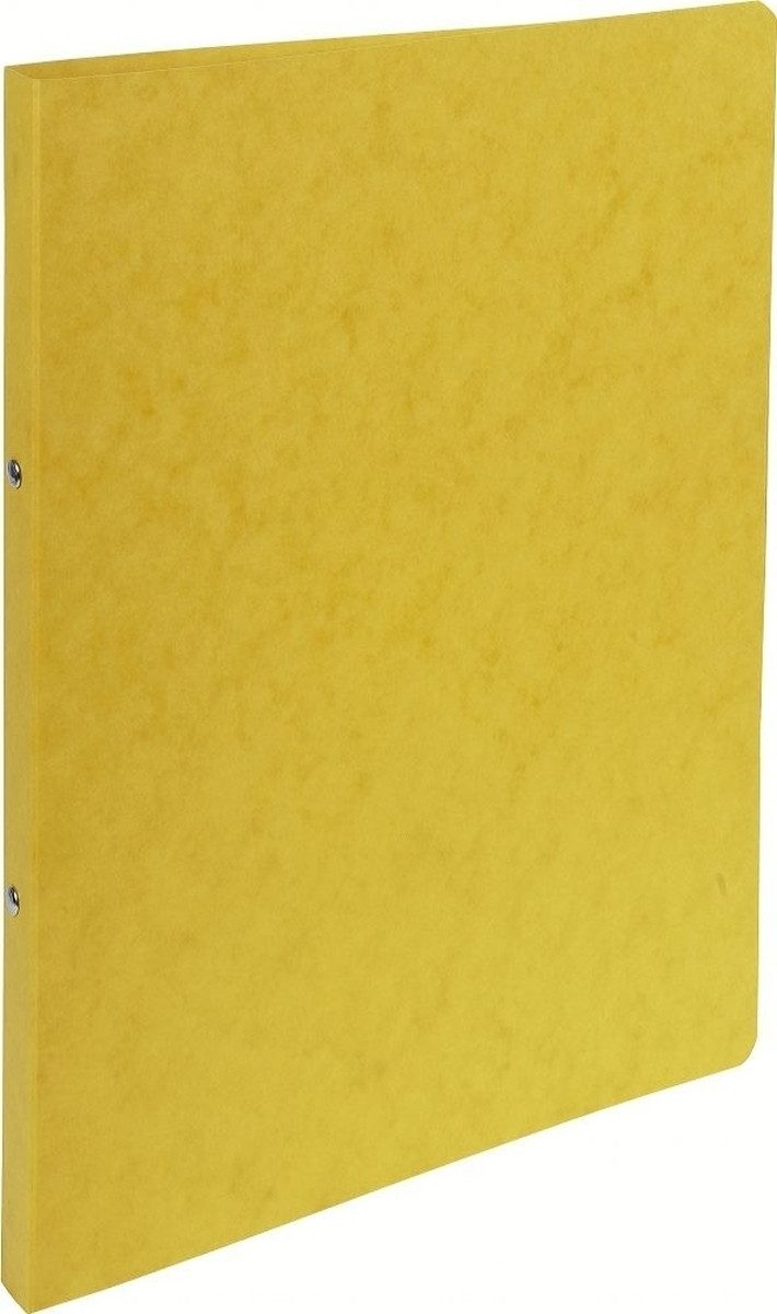 EXACOMPTA Präsentationsordner Ringbuch A4 Manila-Karton 15mm 2 Ringe gelb (20 Stück)
