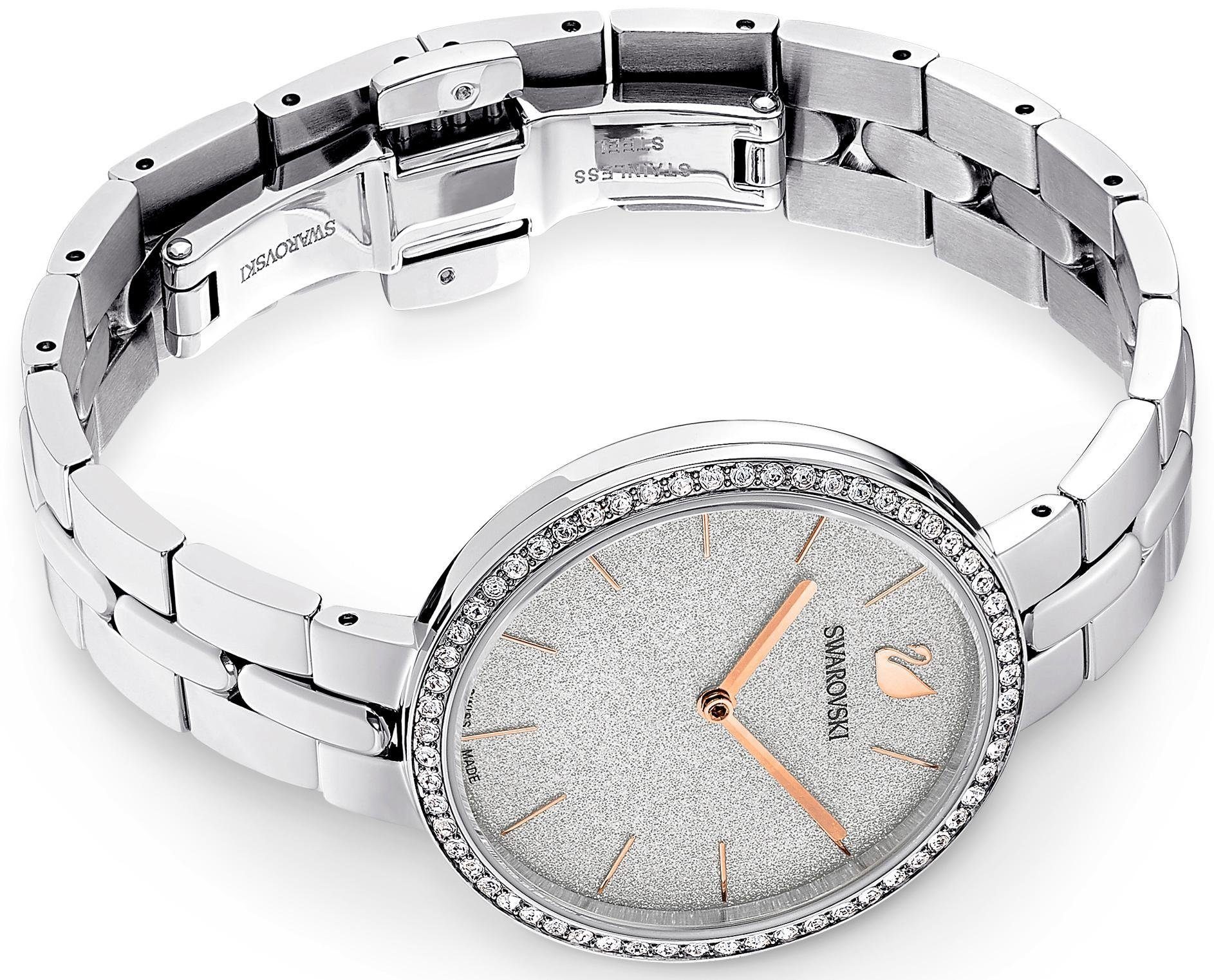 Swarovski Quarzuhr COSMOPOLITAN 5517807, Armbanduhr, Damenuhr, Swarovski-Kristalle, Swiss Made