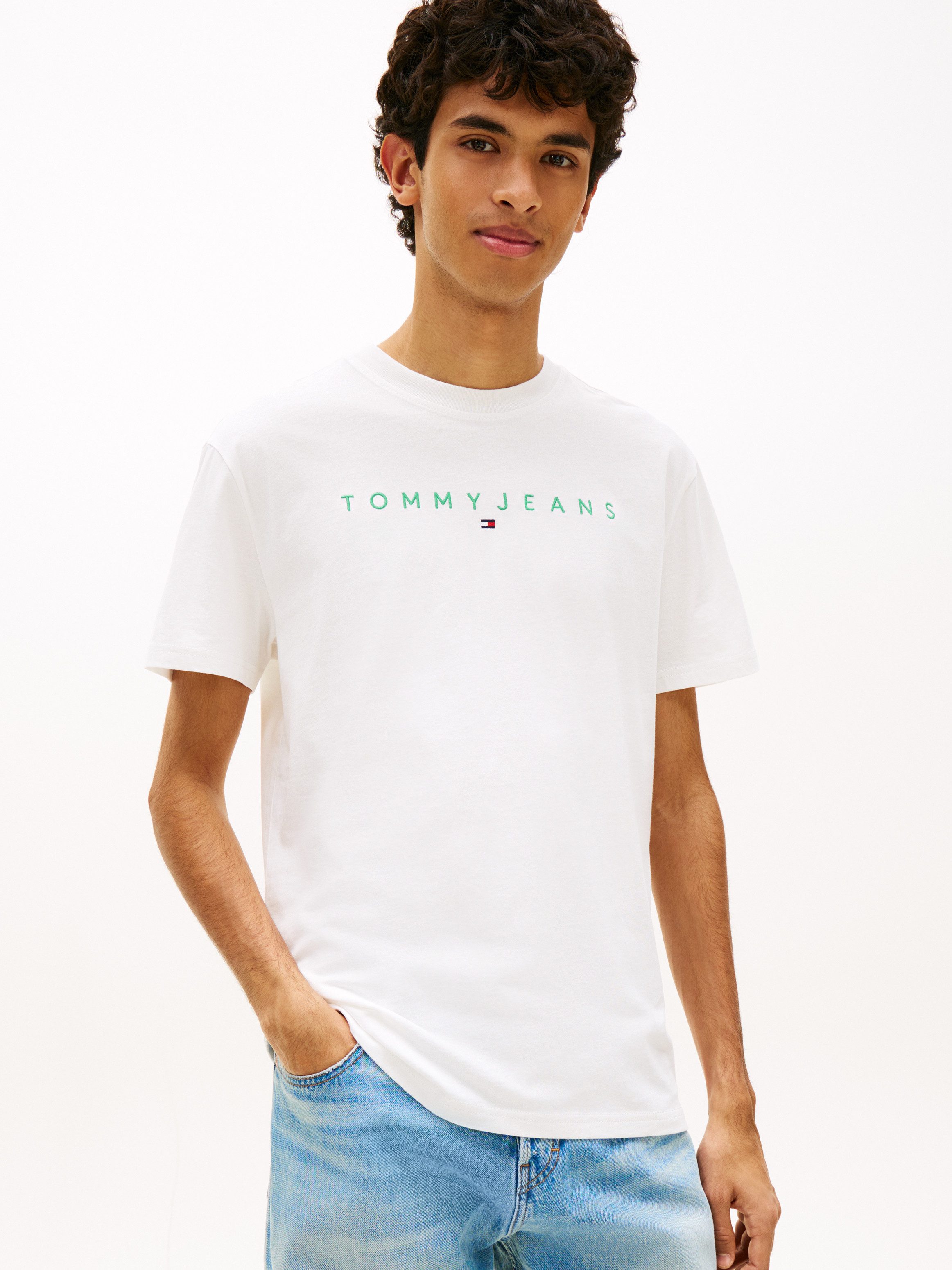 Tommy Jeans T-Shirt TJM REG LINEAR LOGO TEE EXT günstig online kaufen
