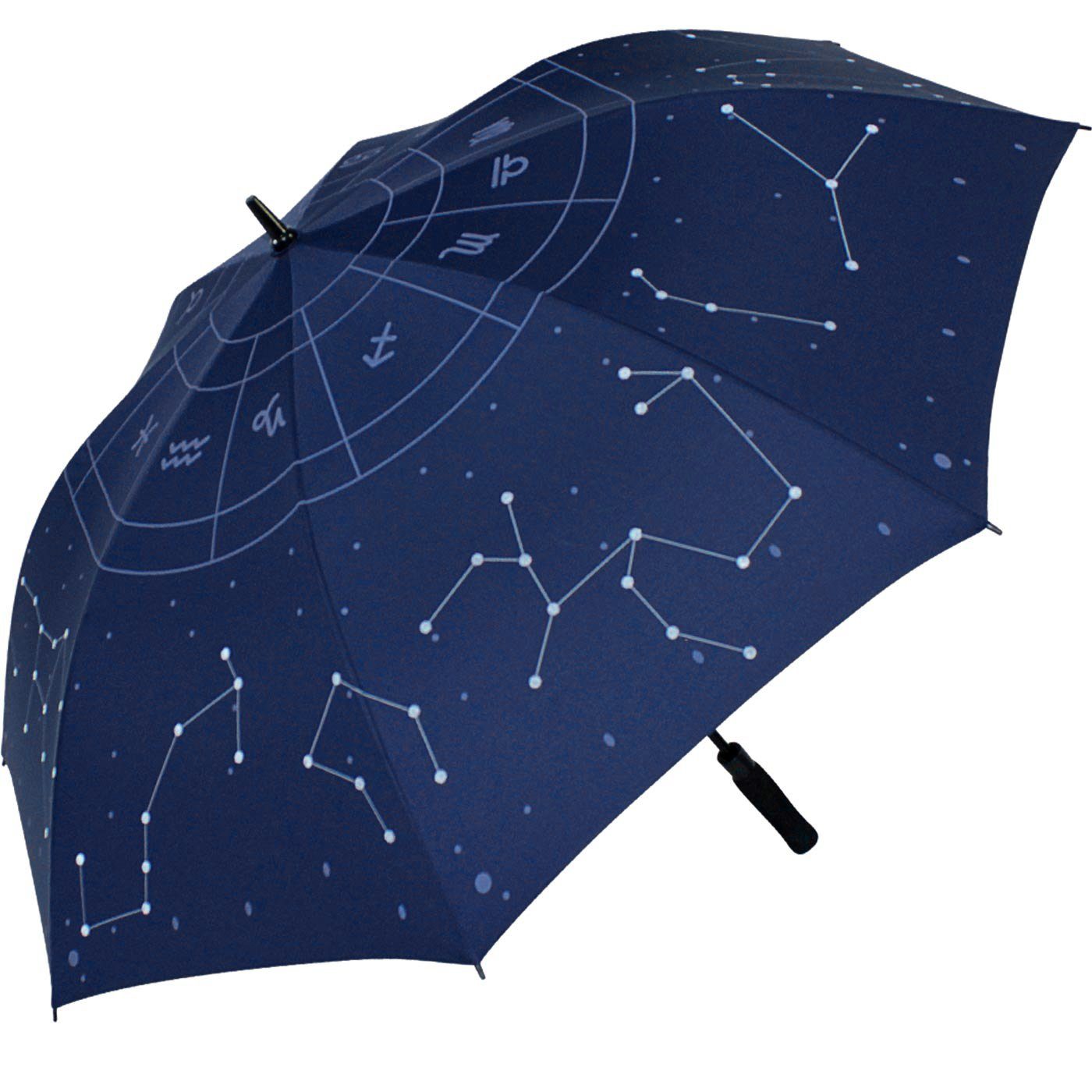 iX-brella Stockregenschirm Motiv-Design XXL Partnerschirm Automatik bedruckt, bedruckt