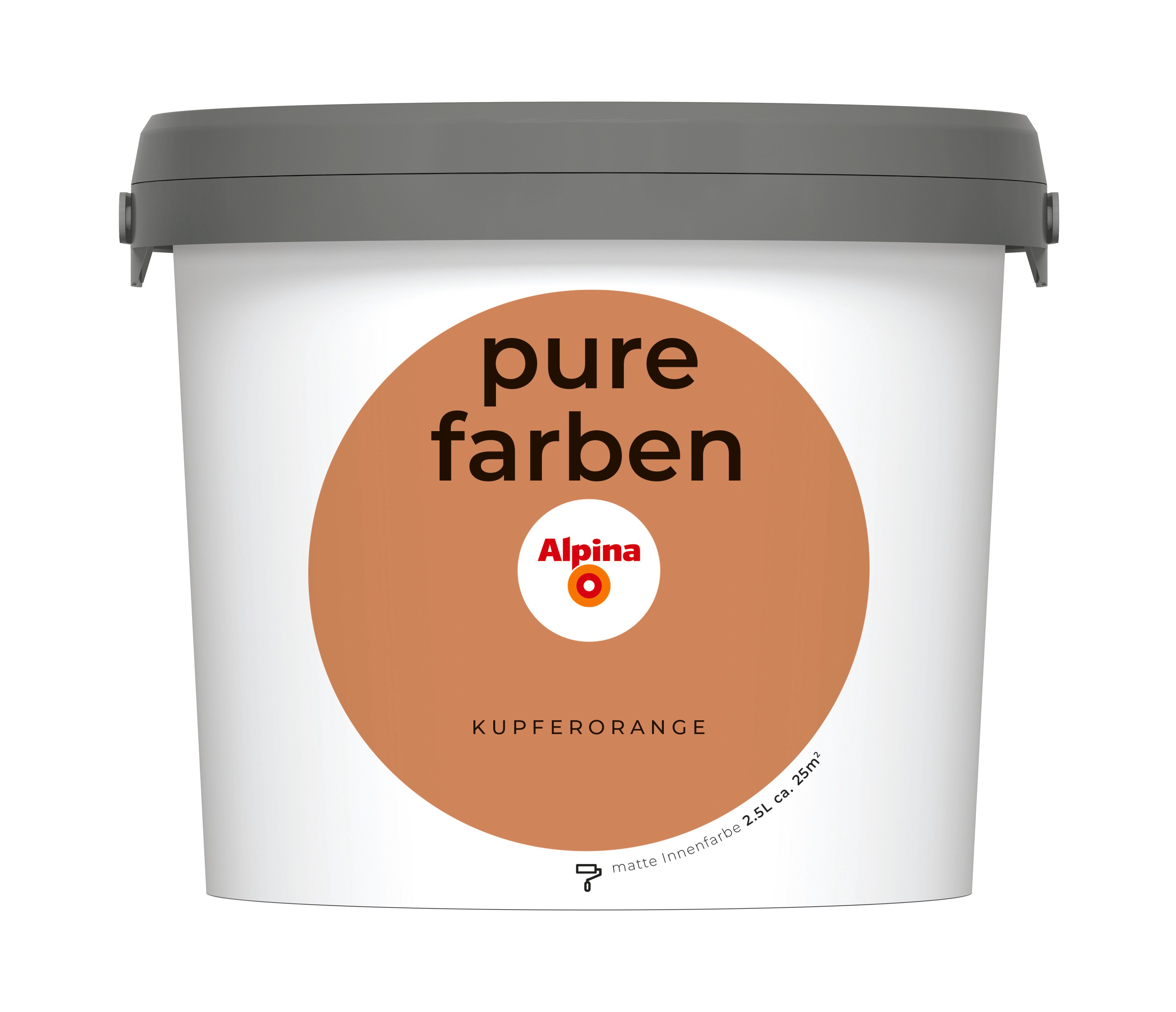 Alpina Wandfarbe Alpina pure farben - Orangetöne