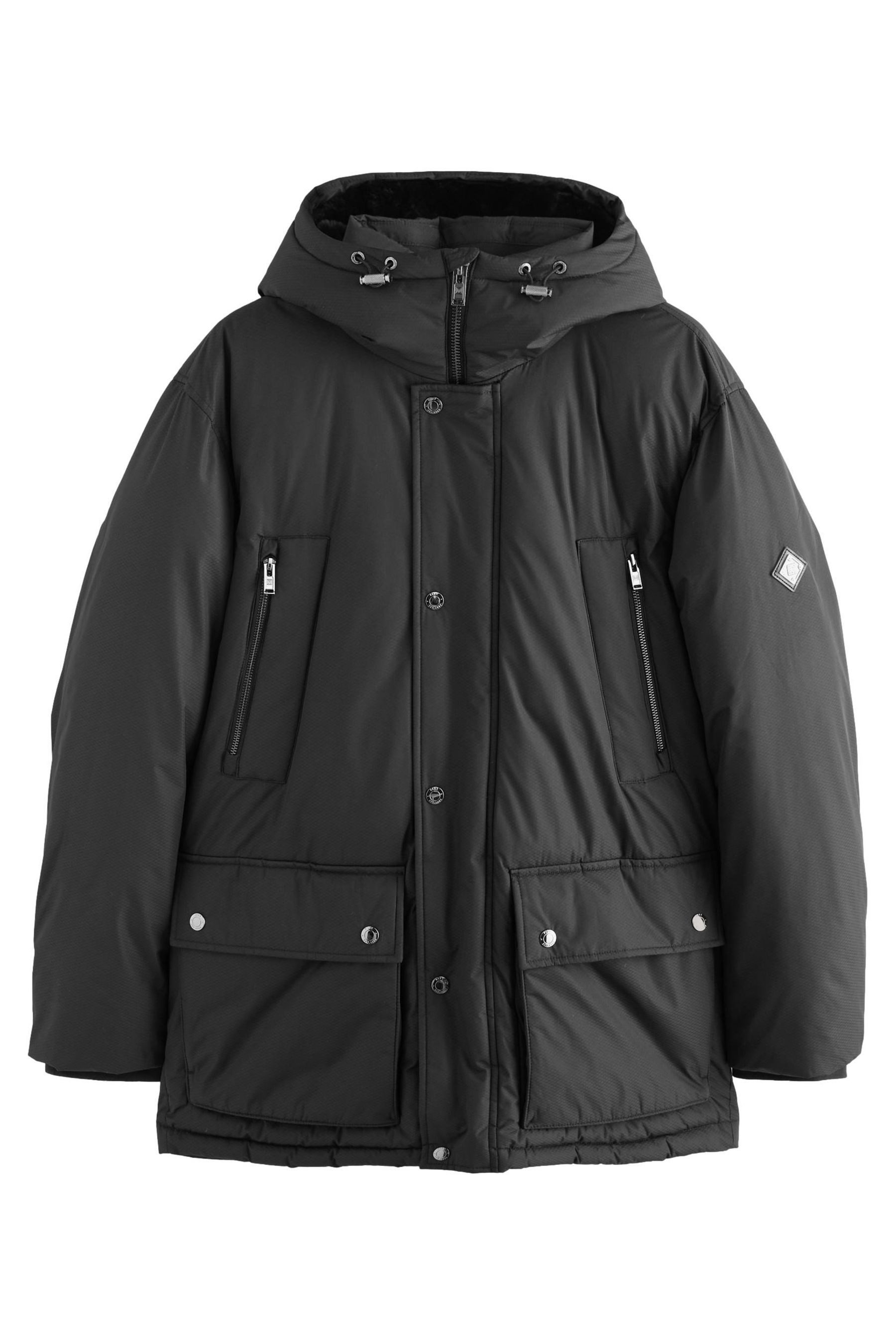 Next Winterjacke Strukturierte Jacquard-Parkajacke (1-St) günstig online kaufen