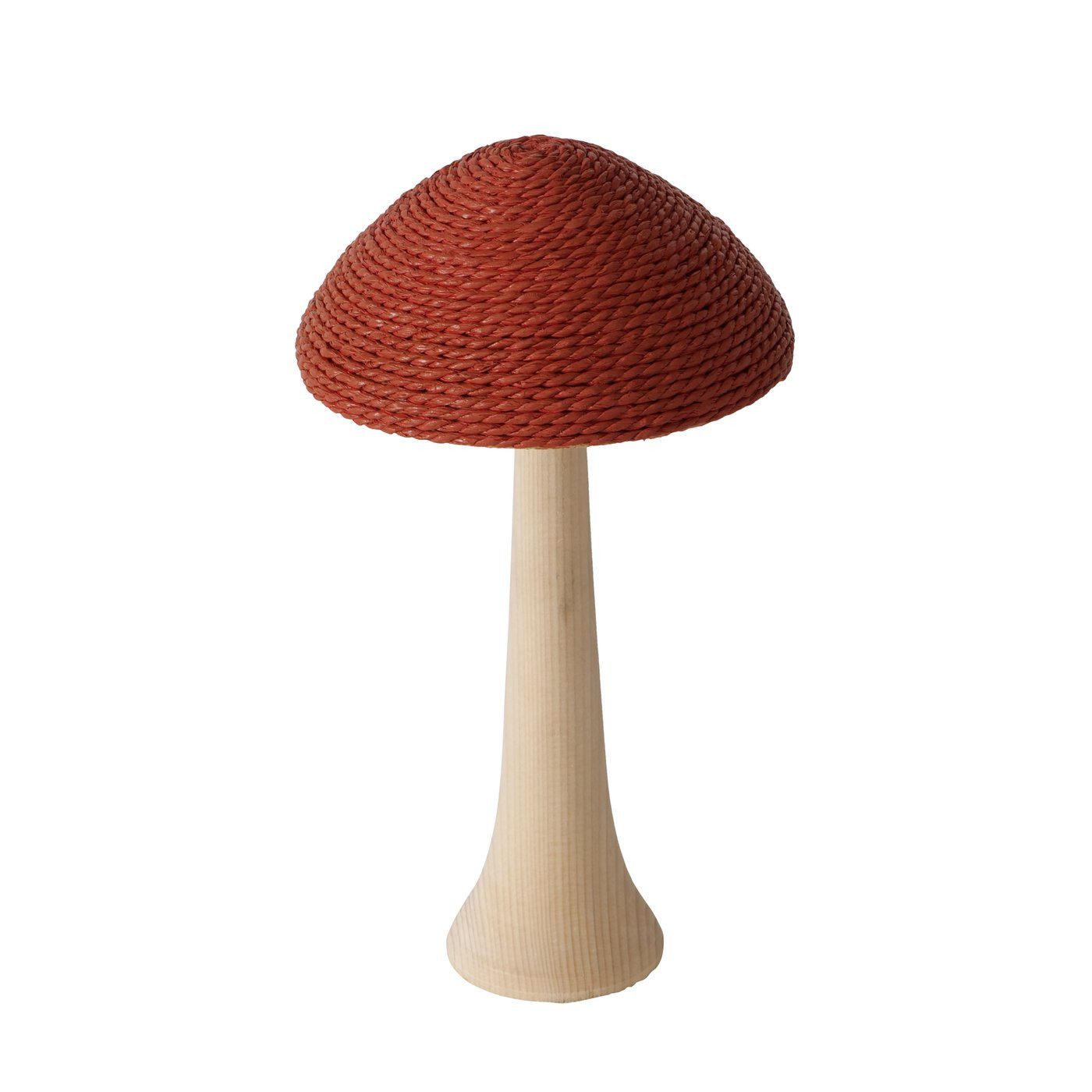 BOLTZE Dekofigur Dekoaufsteller Pilus, Pilz, 1 Stück, 18 cm hoch, Grau oder Rotbraun