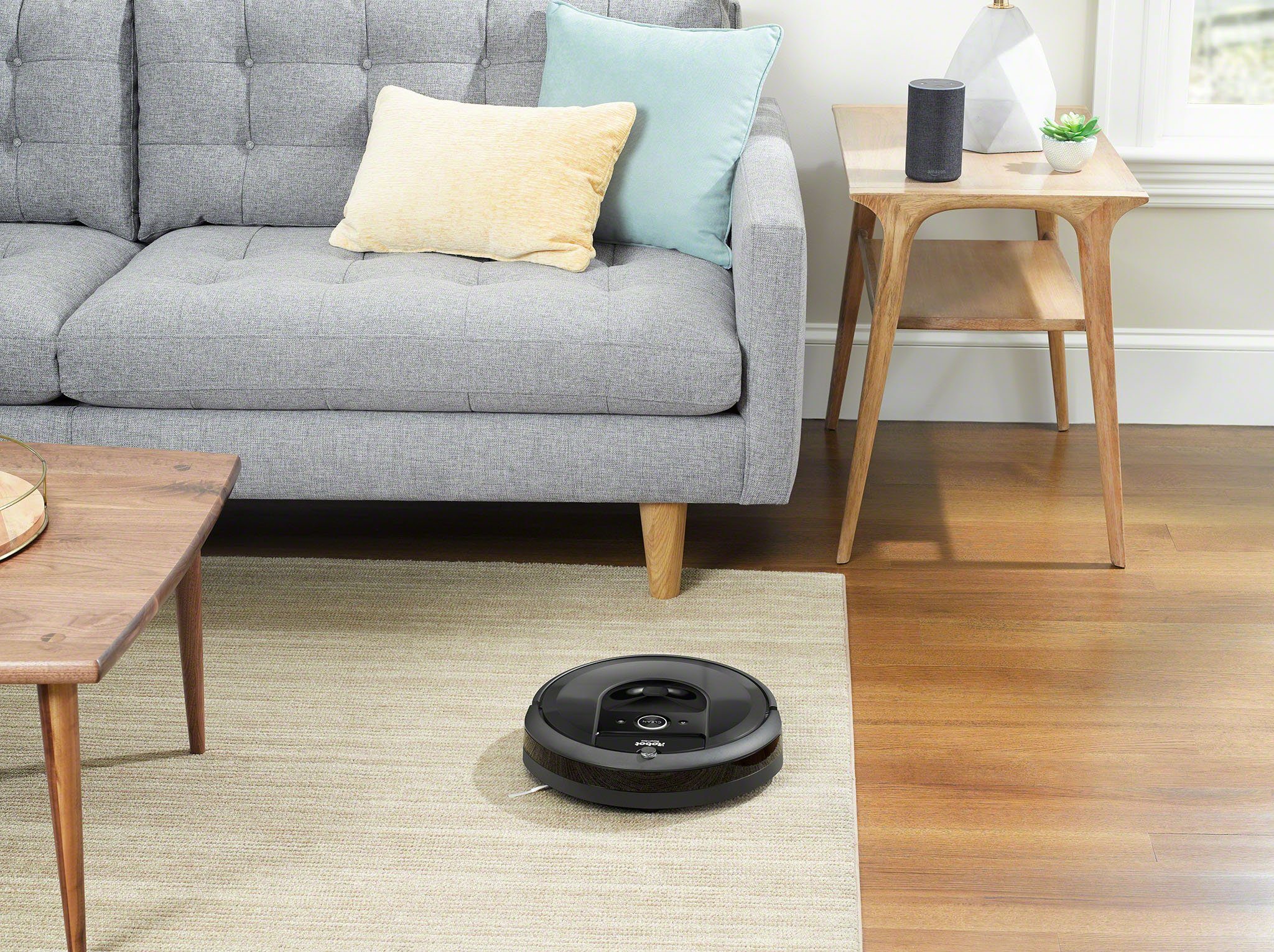 App-/Sprachsteuerung, Einzelraumkaritierung Roomba (i7158), Saugroboter beutellos, i7 iRobot