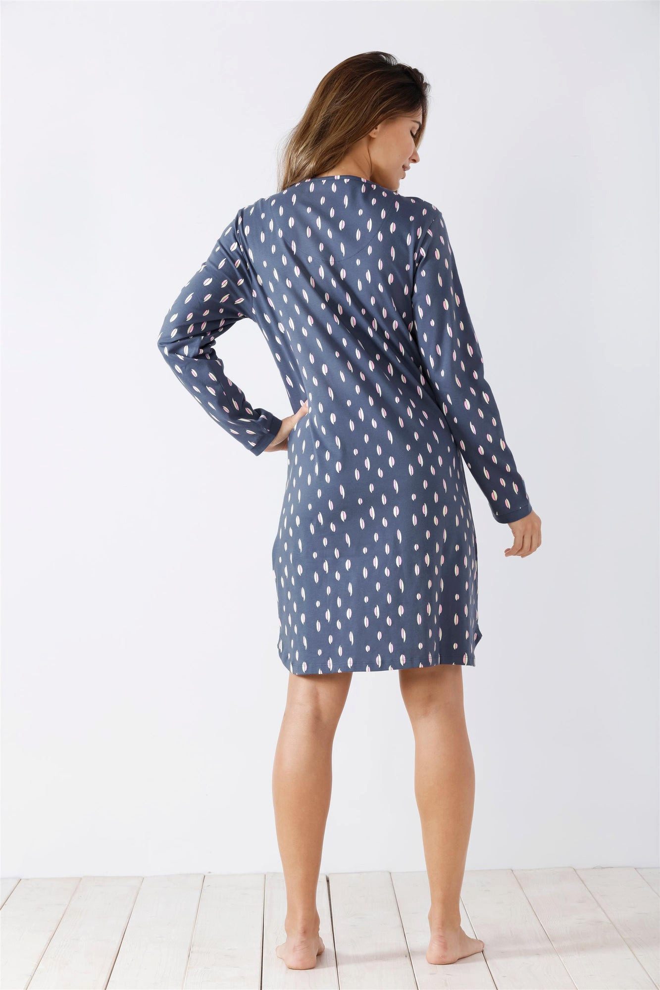Hajo Sleepshirt Damen Sleepshirt mit Bündchen günstig online kaufen