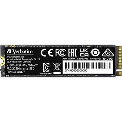 Verbatim Vi5000 2 TB SSD-Festplatte (2 TB) Steckkarte"