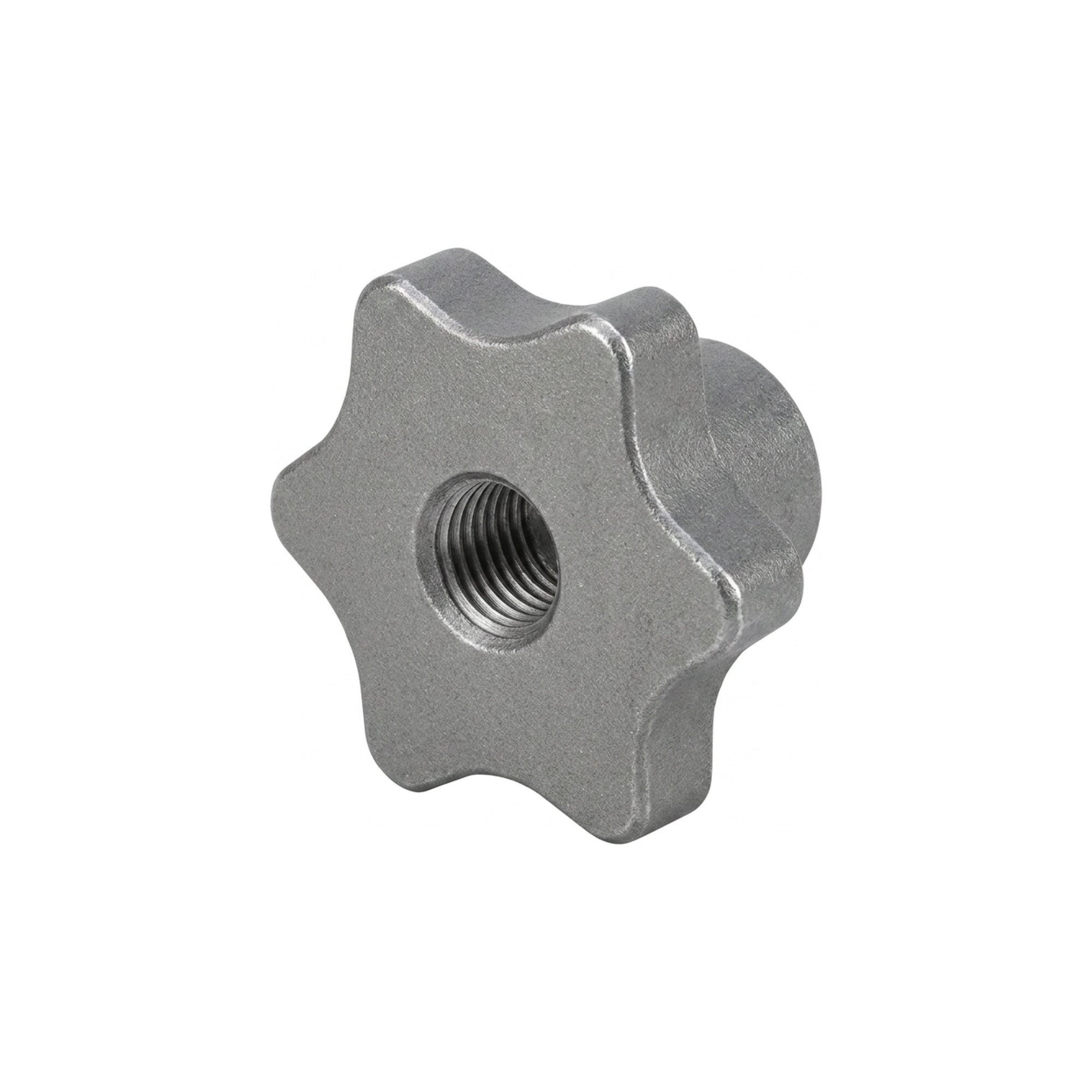 Contorion Winkelverbinder DIN 6336 Kegelpfanne Form D Grauguß 63mm M 12 mit Gewinde-Durchloch 10