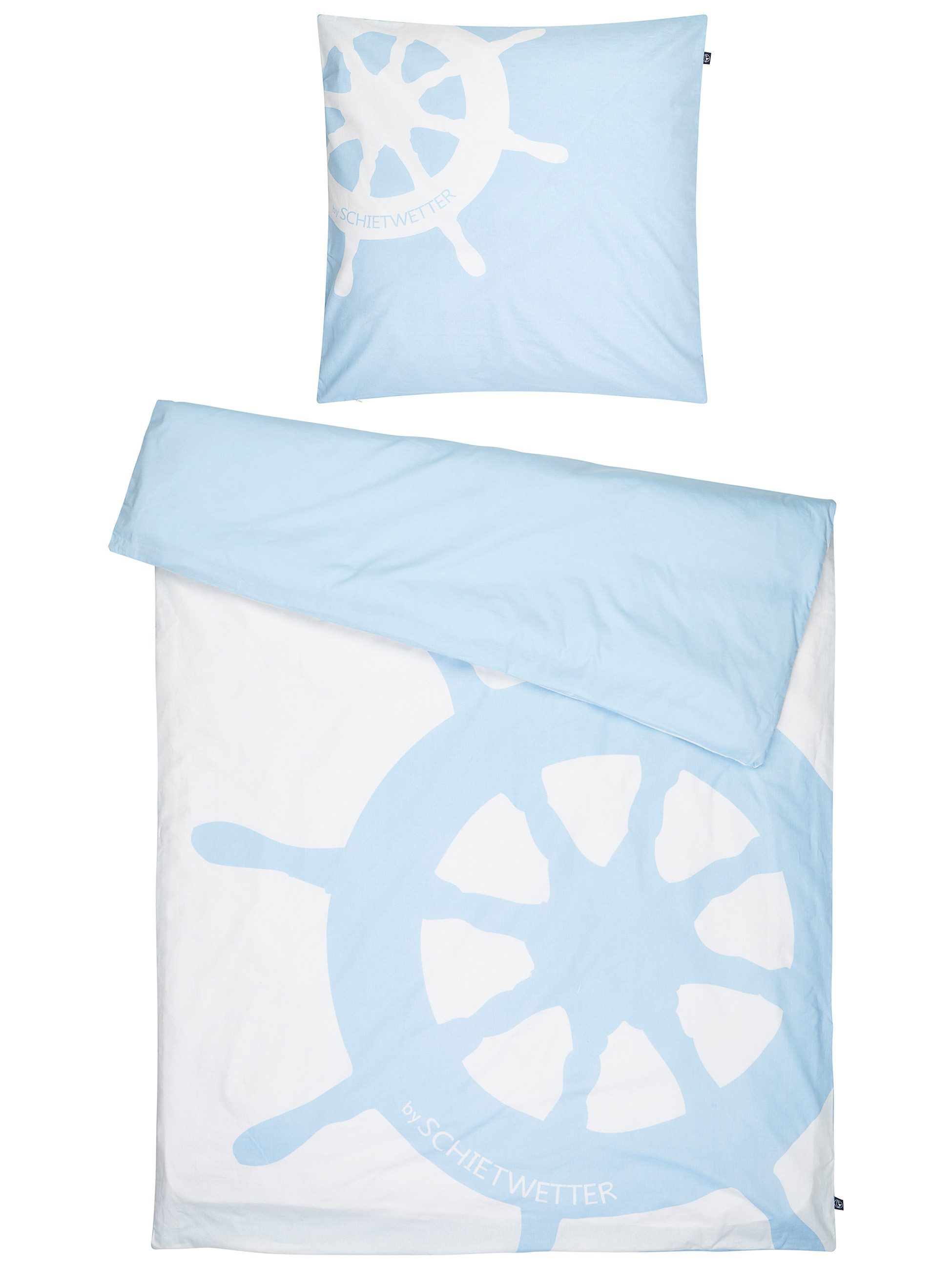 Schietwetter Bettwäsche Accessoire Bettwäsche "Steuerrad" 135x200, günstig online kaufen