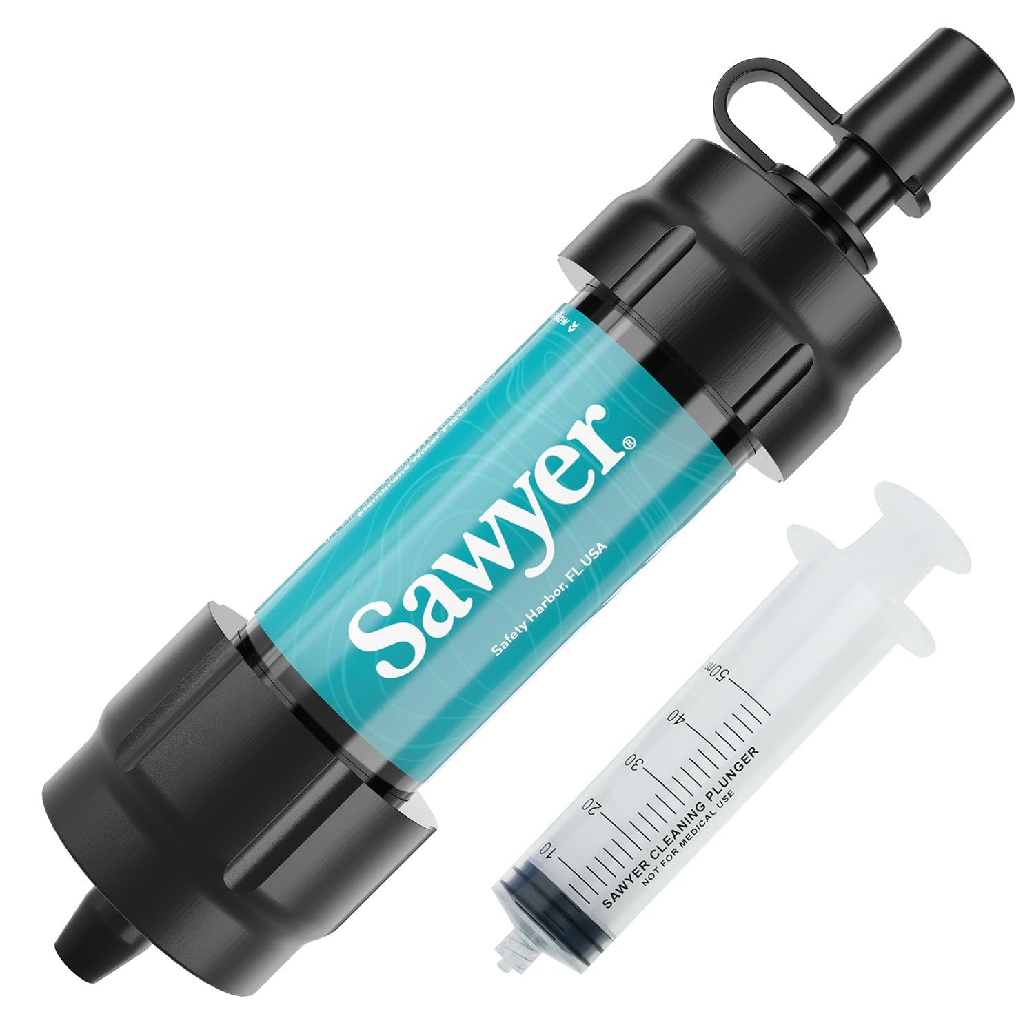 Sawyer Wasserfilter Sawyer Products SP340A Mini-Wasserfiltersystem, Blaugrün
