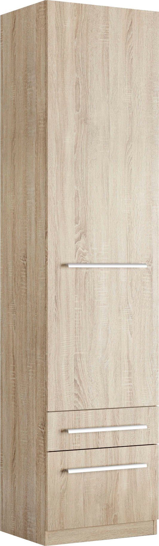 priess Kleiderschrank Schrank Garderobe Wäscheschrank Barcelona in 5 Breiten viel Stauraum, geräumige Schubkästen, mit Spiegel, MADE IN GERMANY