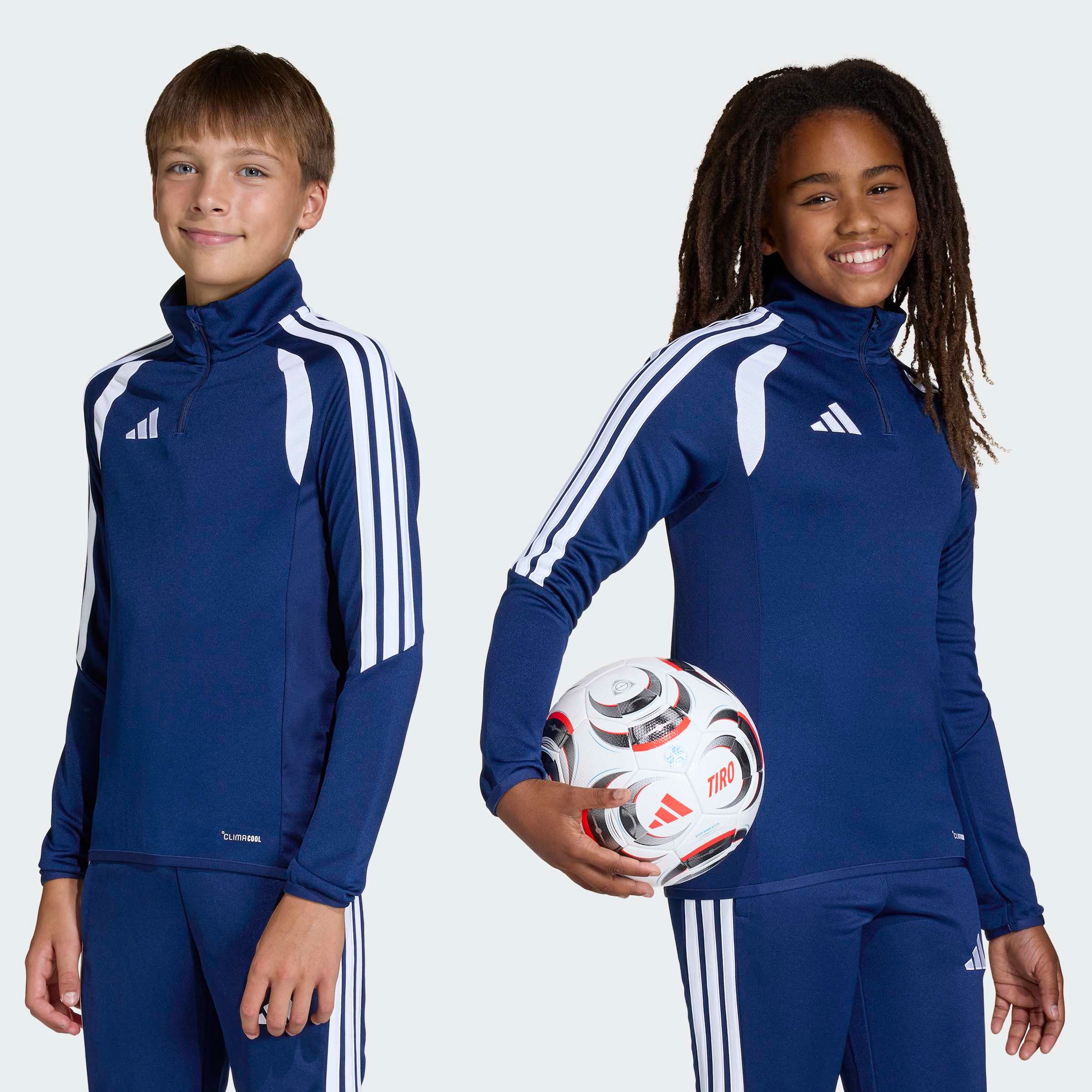 adidas Performance Trainingsshirt TIRO26 LEAGUE KIDS TRAININGSOBERTEIL mit Reißverschluss, atmungsaktiv, schnell trocknend