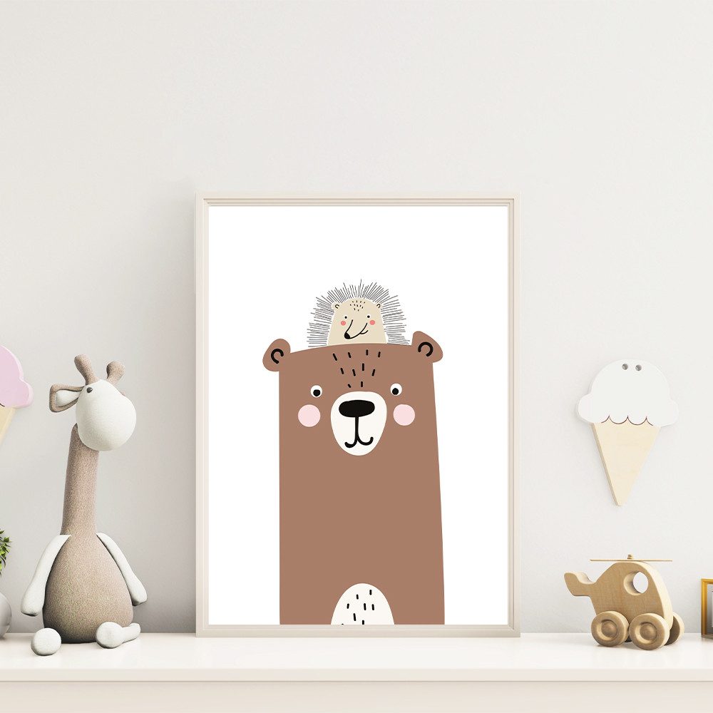 MeinBaby123® Poster Bilder Kinderzimmer, Tiere Poster günstig online kaufen