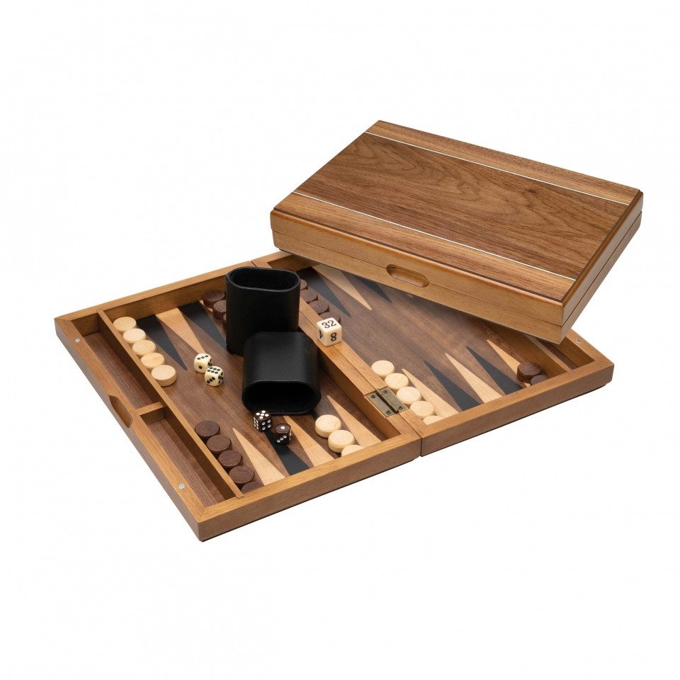 Philos Spiel, Backgammon Makra - klein - magnetisch