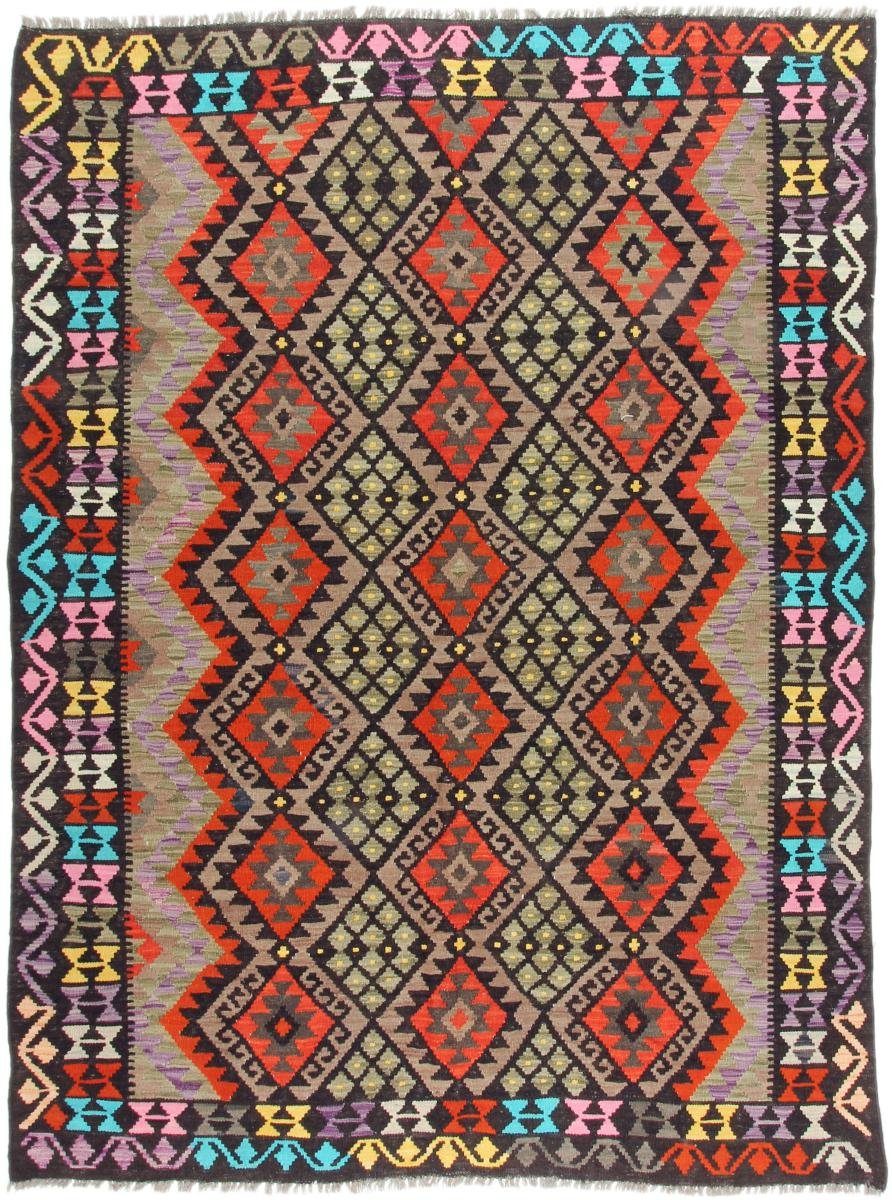 Orientteppich Kelim Afghan Heritage 180x245 Handgewebter Moderner Orientteppich, Nain Trading, rechteckig, Höhe: 3 mm