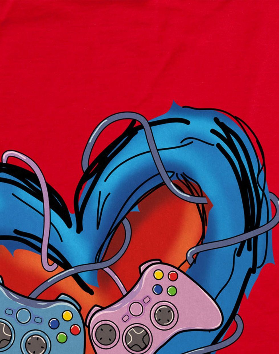 style3 T-Shirt Gamer Love videospiel partnerschaft günstig online kaufen