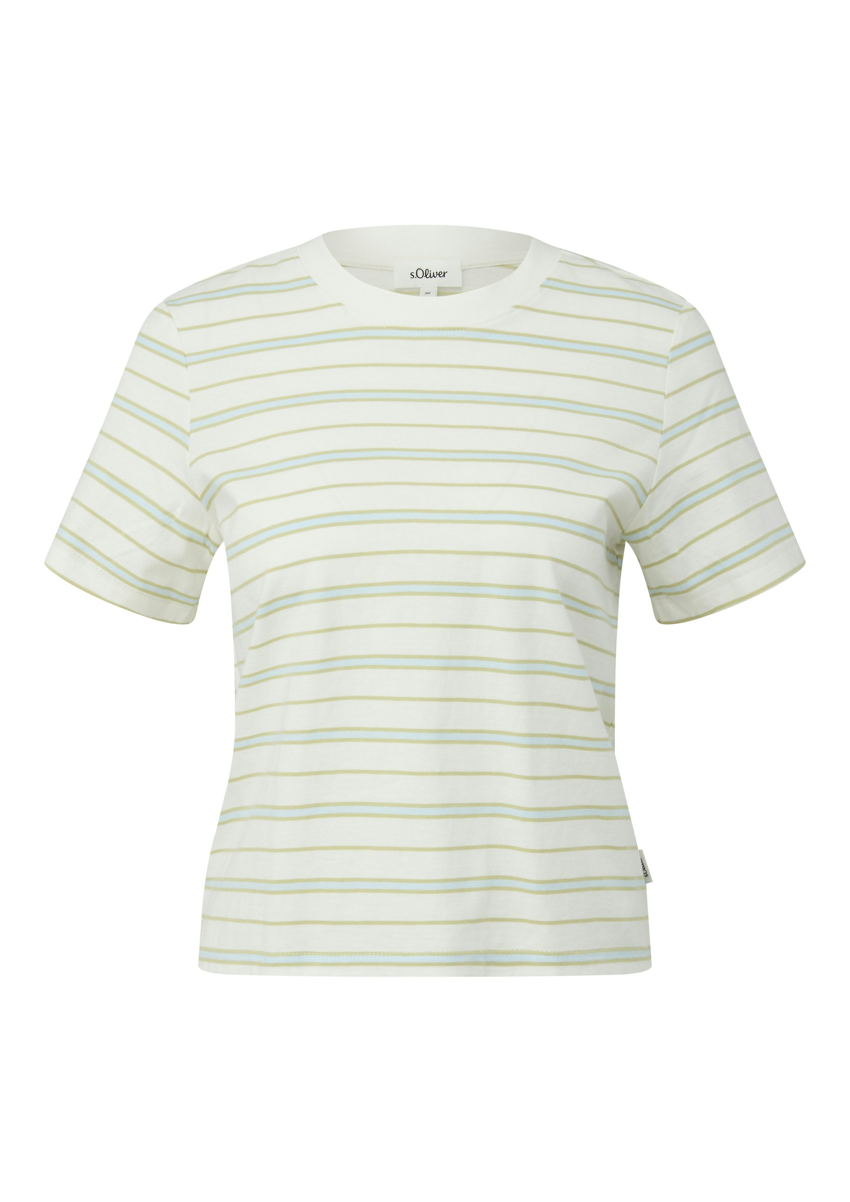 s.Oliver T-Shirt mit Streifen Muster