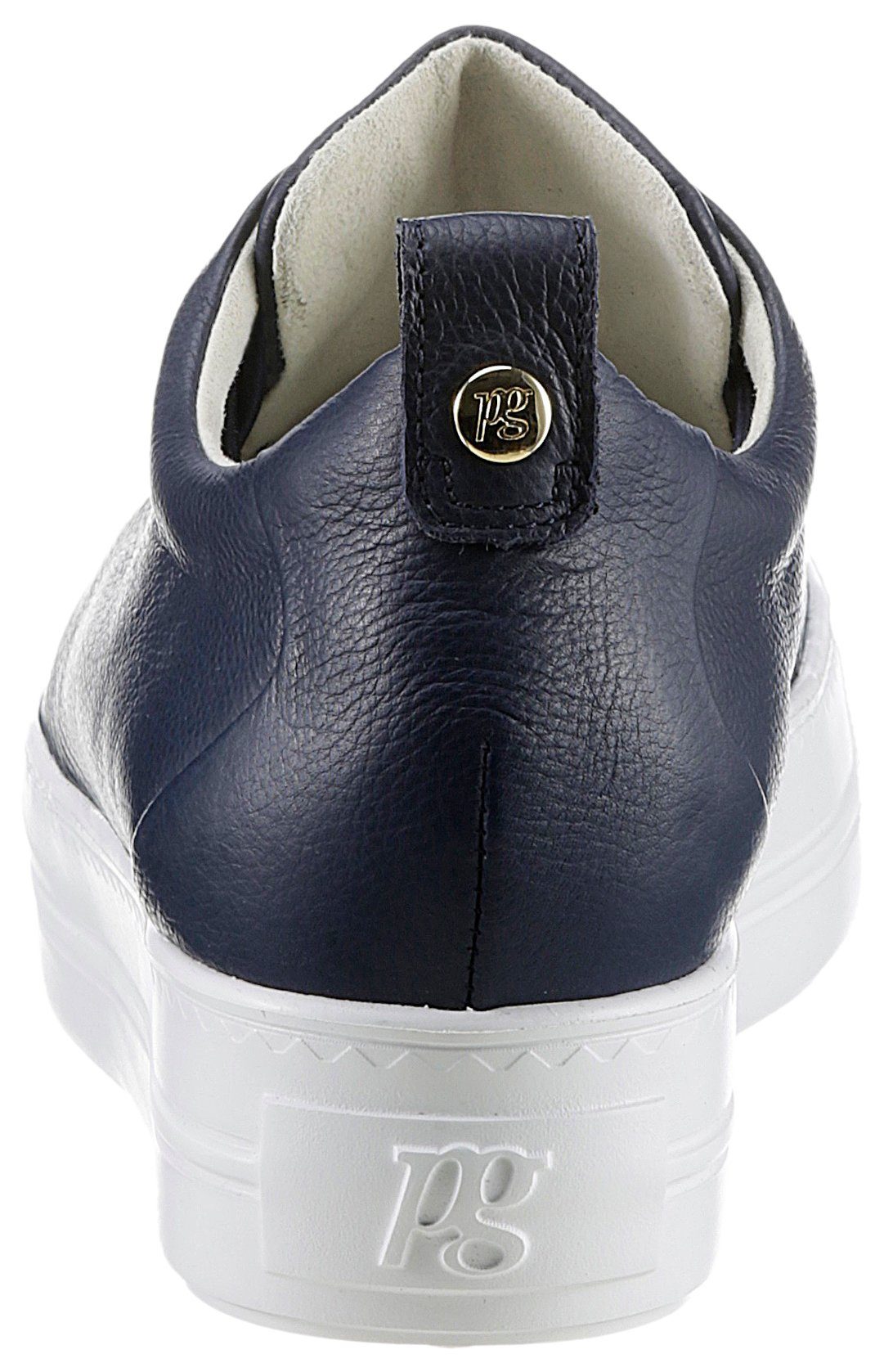 Paul Green Slip-On Sneaker Gummizugschnürung dunkelblau-goldfarben mit praktischer
