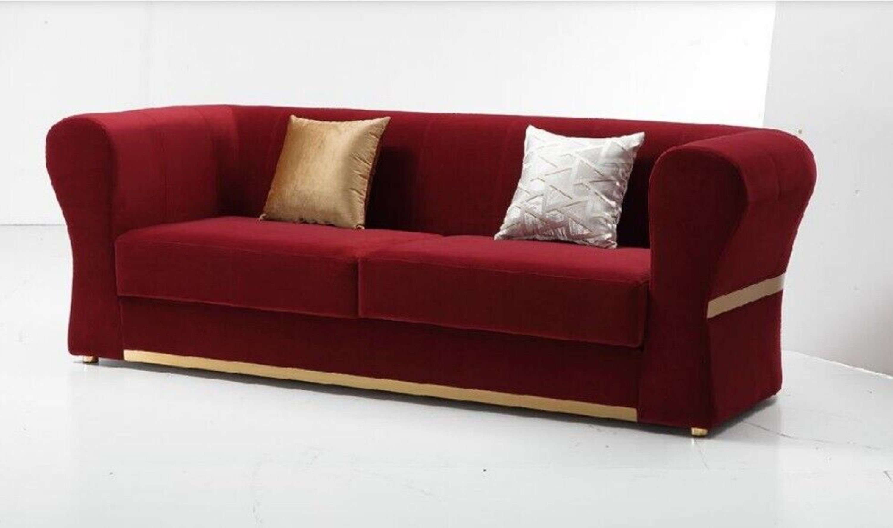 JVmoebel Neu, Europe Sofagarnitur 4+3+2 luxus Möbel Made Sitzer Rote in Wohnlandschaft Sofa