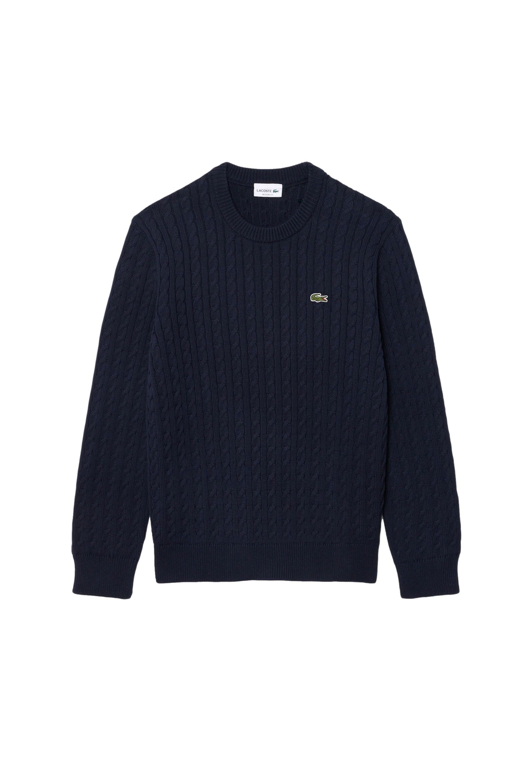 Lacoste Strickpullover Pullover Strickpullover Troyer (1-tlg)