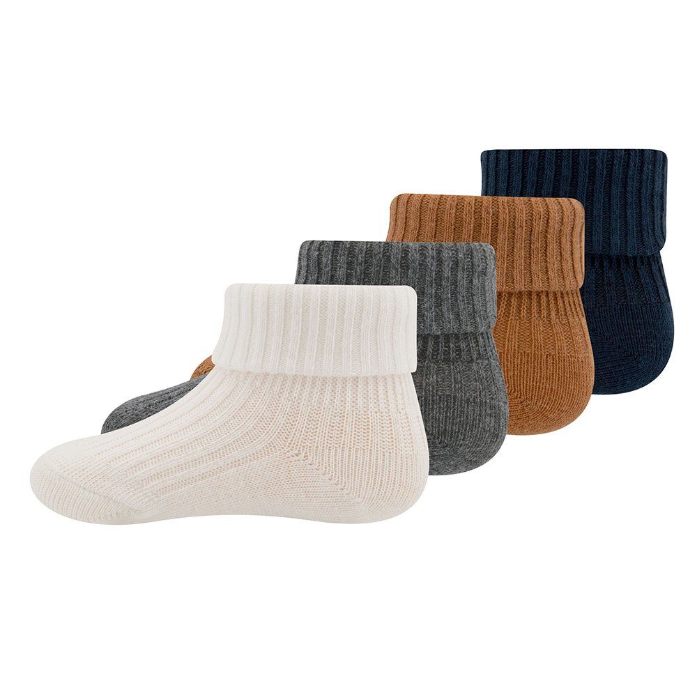 Ewers Socken Socken Rippe/Umschlag (4-Paar)
