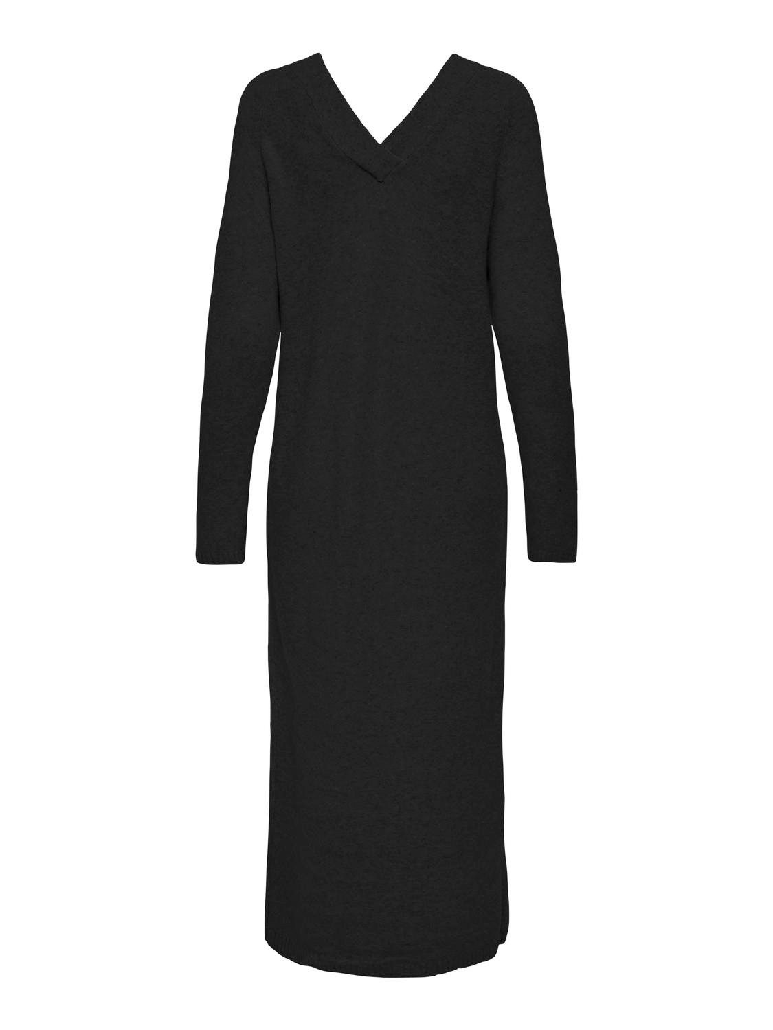 ONLY Strickkleid ONLJEANETT LIFE LS V-NECK günstig online kaufen