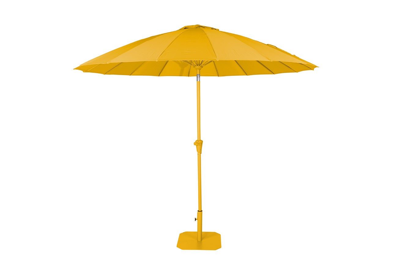 Zuiver Blumentopf Sonnenschirm Sunbrella Set 2tlg gelb