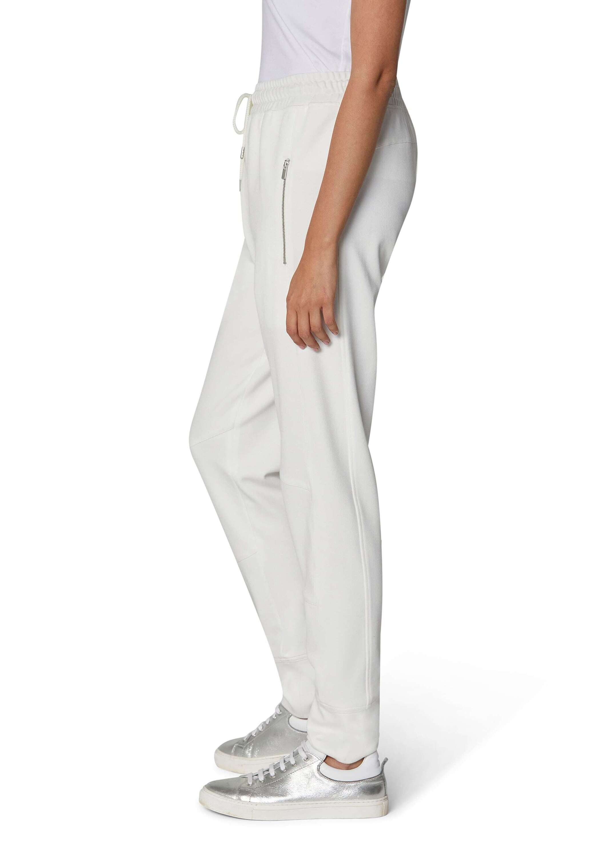 MADELEINE Jogger Pants Komfortable Hose in Viskosemischung Unifarbenes Design mit praktischen Zippertaschen