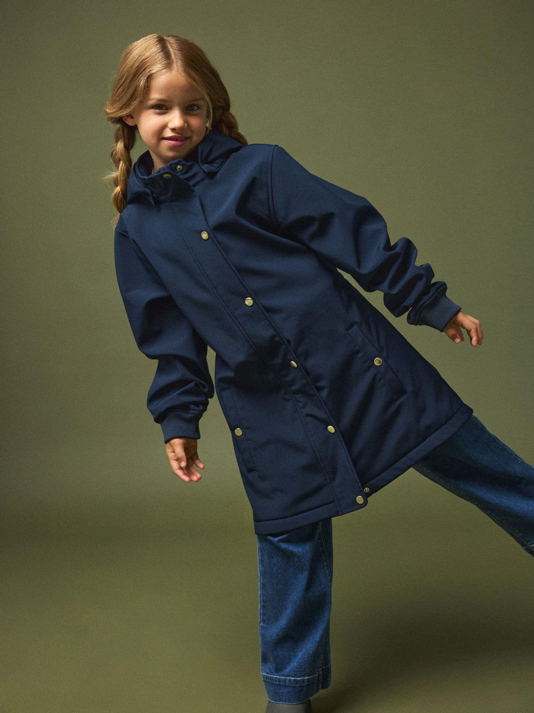 Name It Regenjacke NKFALFA08 JACKET BUTTONS LONG FO Dark Sapphire