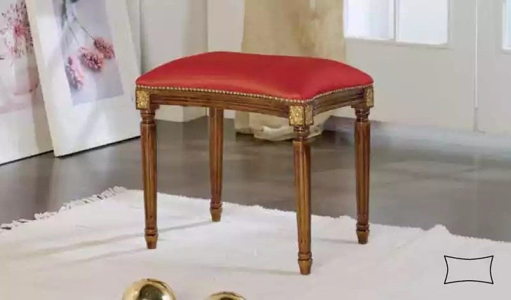JVmoebel Підніжка Designer Табурети aus Textil - Polsterstuhl für stilvolle Einrichtung (Hocker), Made in Europa