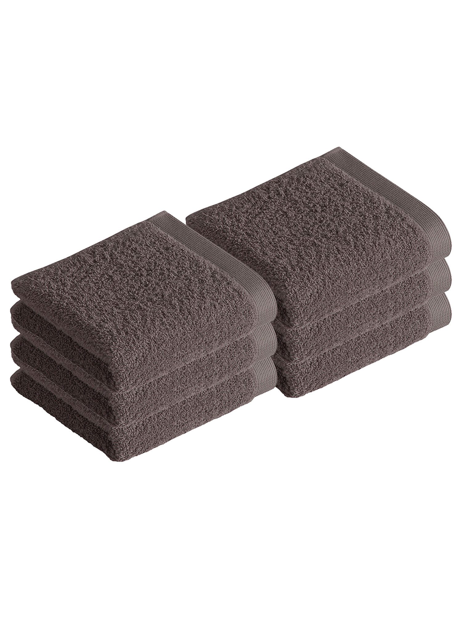 Vossen Gästehandtücher 6er Pack Gästetuch 40 x 60 cm High Line, Frottier (Spar-Set, 6-St)