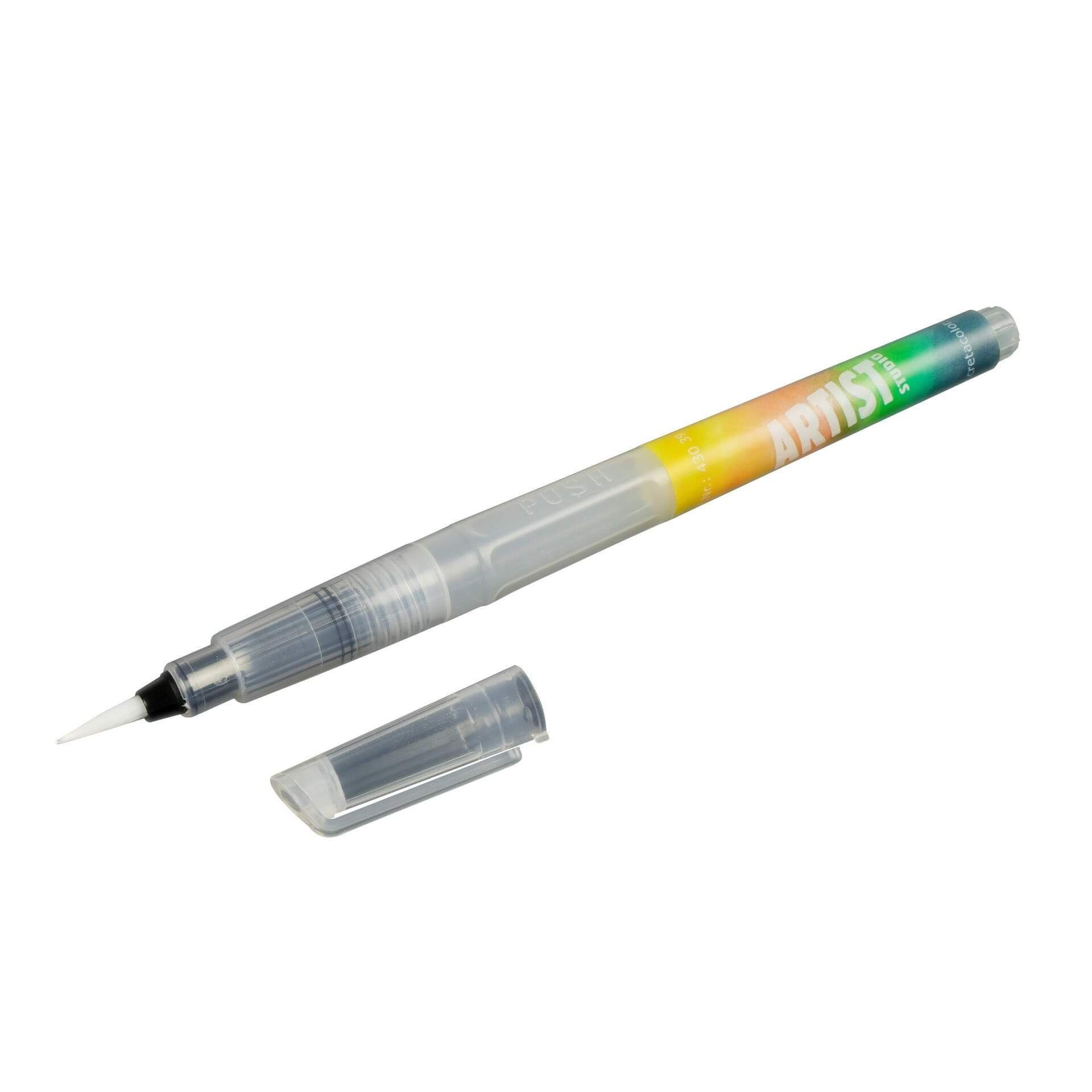 wiederauffüllen Cretacolor Aqua2Go zum mit Pinselstift Brevilliers transparenter Wassertank Wasserpinsel, 3er-Set -