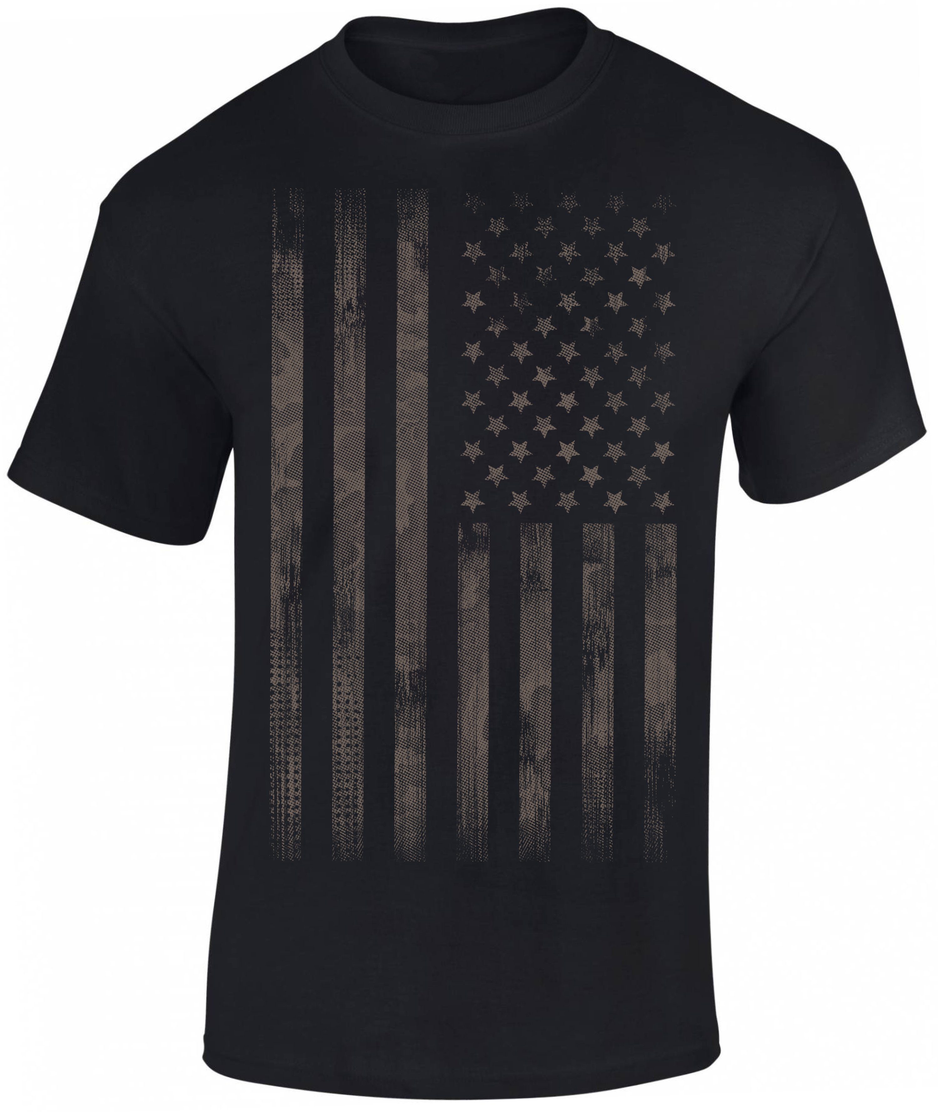 Baddery Print-Shirt T-Shirt: "Stars and Stripes" günstig online kaufen