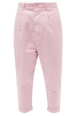 Ami Ami Loungehose AMI Single-pleat Cotton Carrot Oversize Trousers Lounge Pants Jogpants