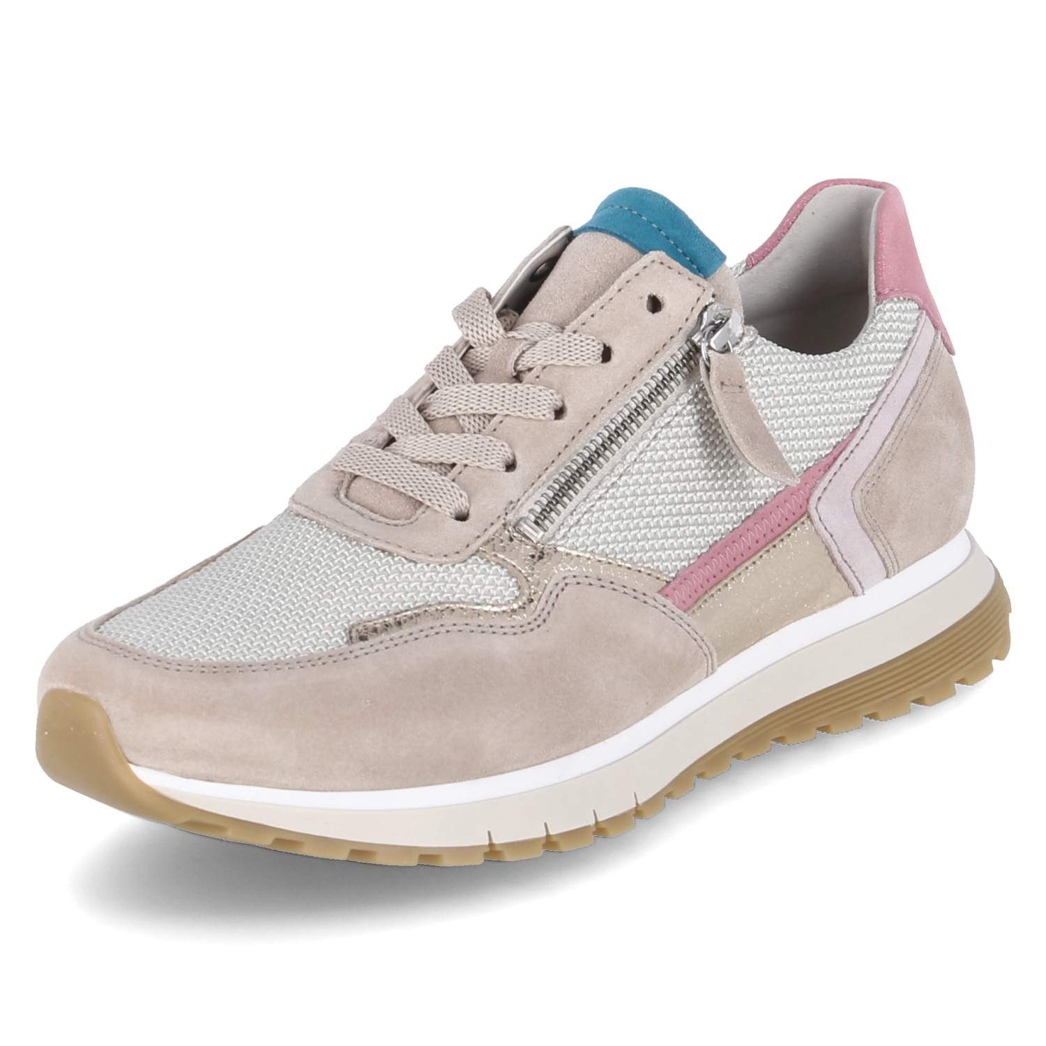 Gabor Gabor 66.378.63 Damen Synthetik silber Schnürschuh günstig online kaufen