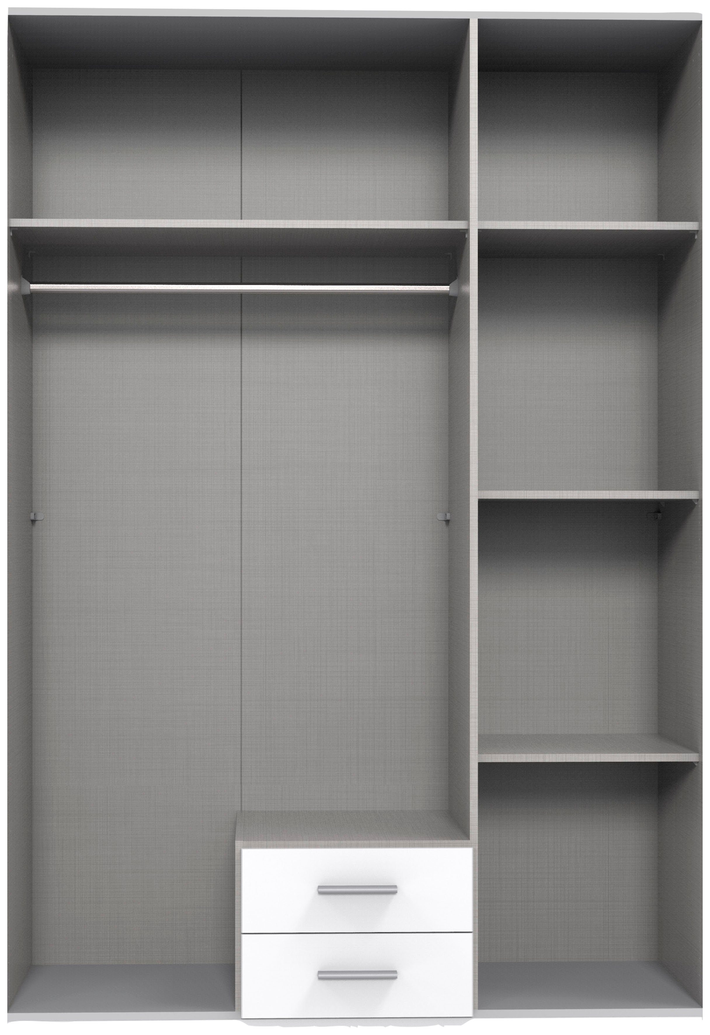 Wimex Drehtürenschrank Lübeck Akustiklamellen Optik, ohne Spiegel, 135 oder 180cm breit