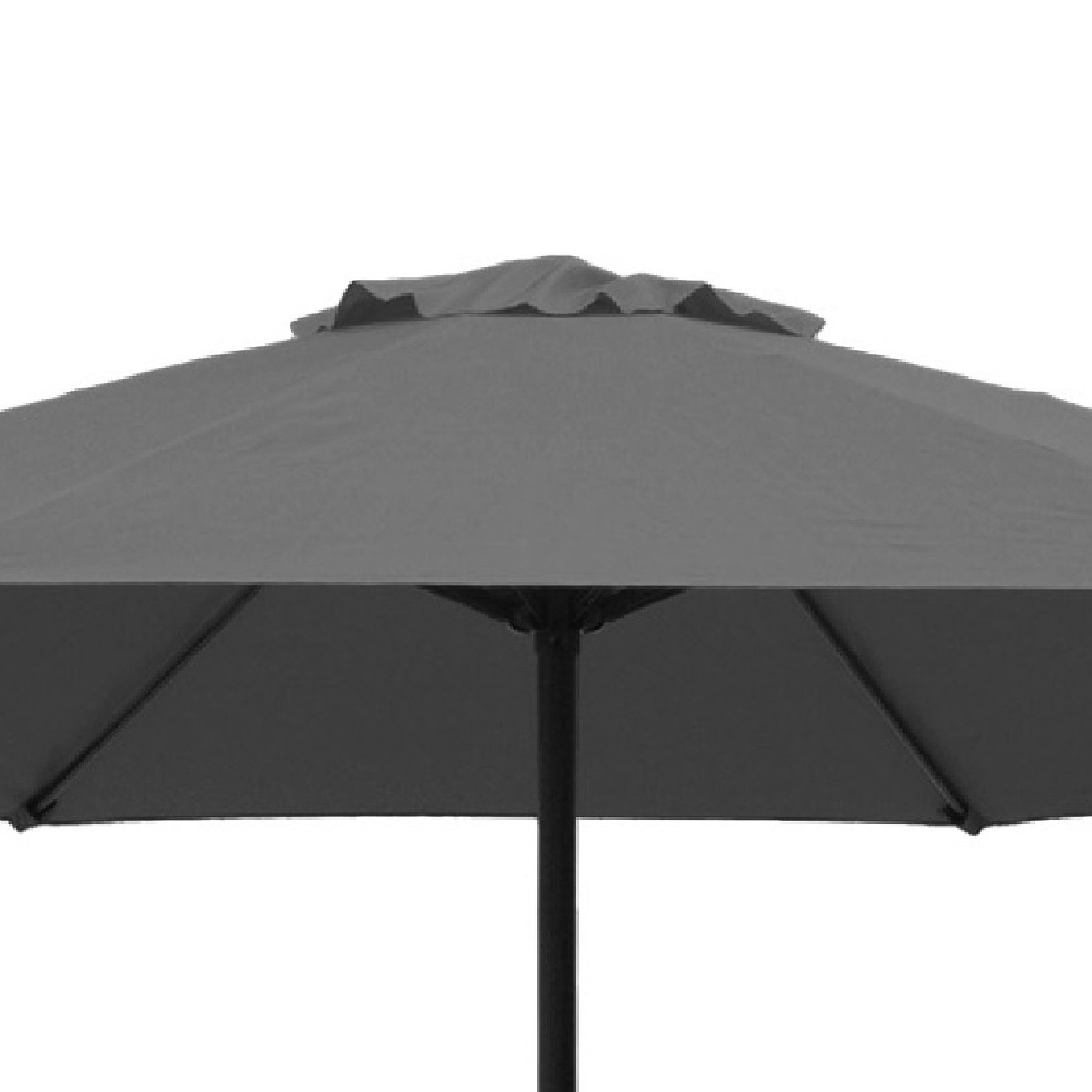 TPFGarden Marktschirm MACCLESFIELD, Sonnenschutz mit Kurbel und Knick, Gestell aus Stahl, Bezug grau, Gestell Stahl, Bezug grau. BxTxH: 300x300x240 cm