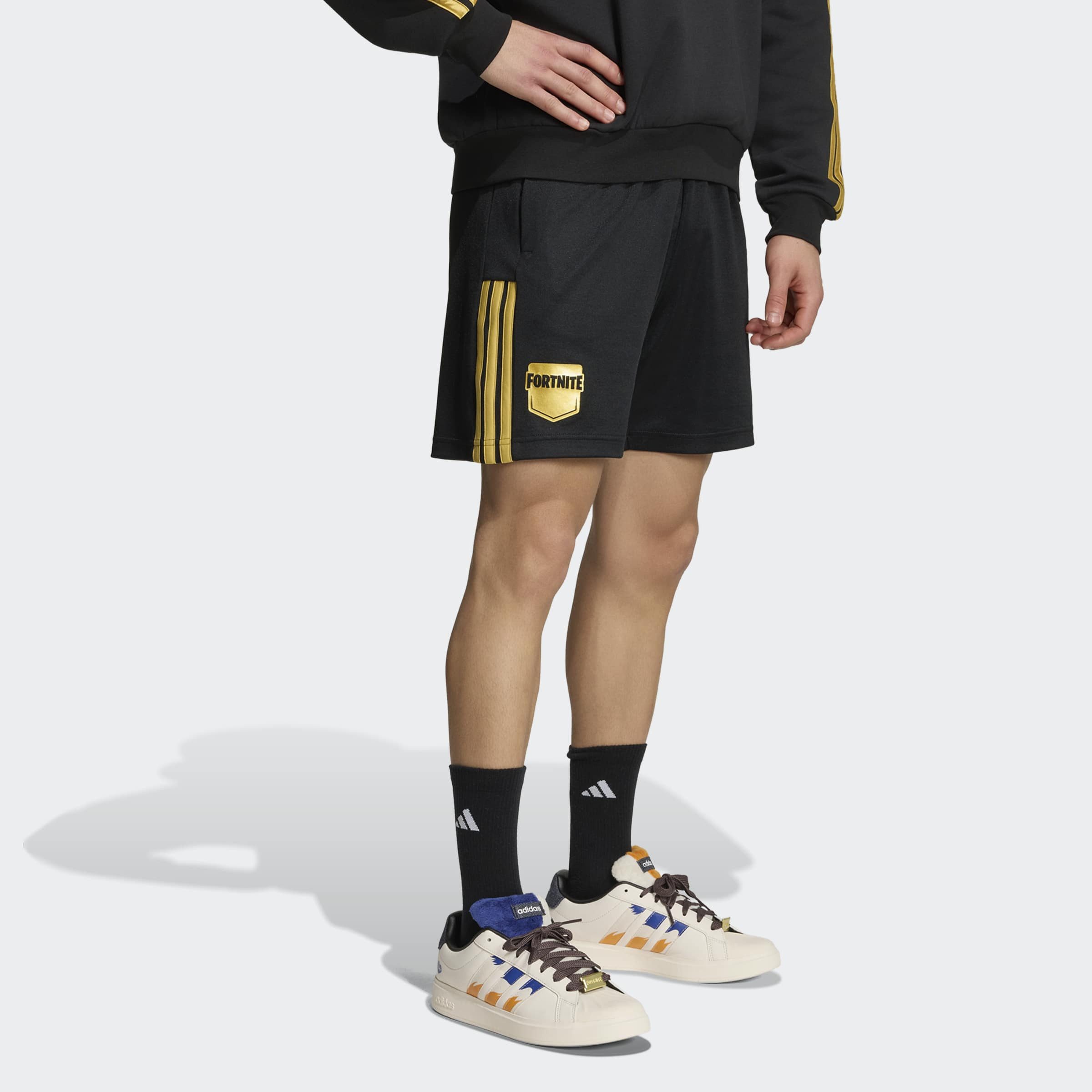 adidas Sportswear Shorts ADIDAS X FORTNITE TIRO mit Kordelverschluss, sportlicher Stil, für Erwachsene, normale Weite