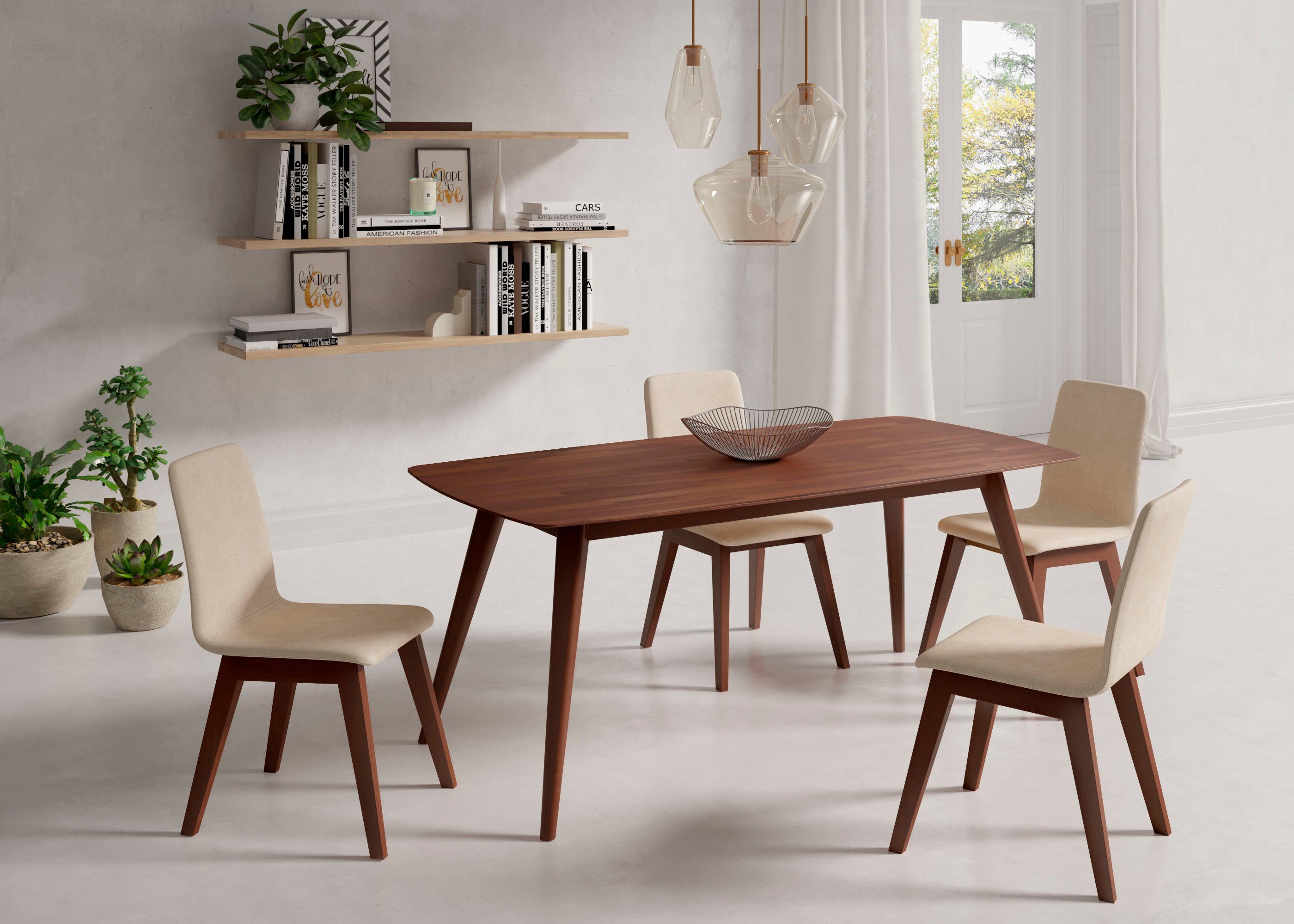 Home affaire Esstisch, Breite 140 cm und 180 cm
